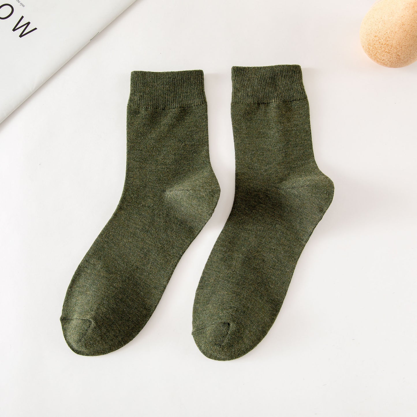 Anna-Kaci 6pk Men's Crew Socks - Soft, Comfortable & Versatile