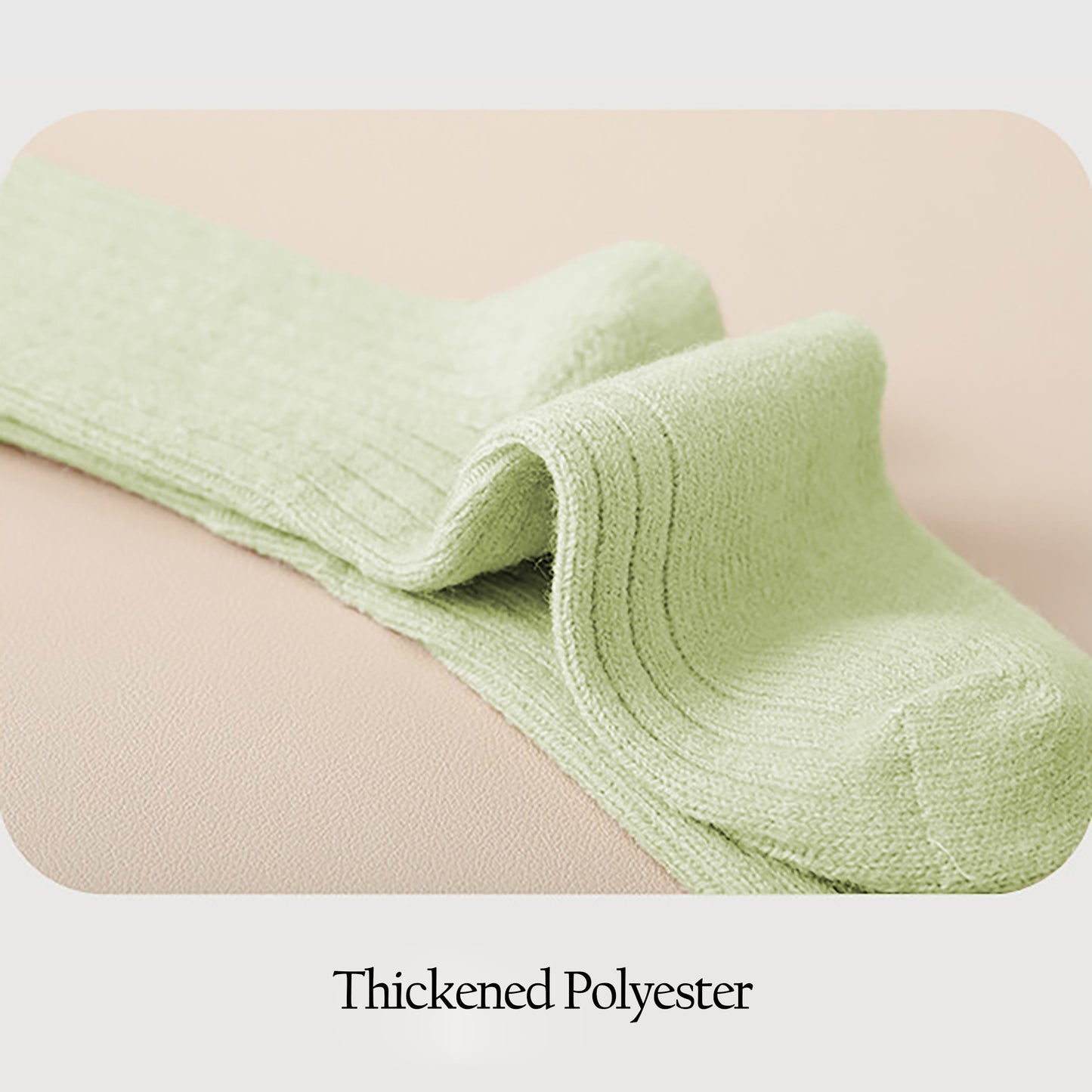 Anna-Kaci Women's 6pk Ribbed Slouch Socks with Striped Cuff - Warm & Stylish Mid-Calf Socks for Winter & Casual Wear