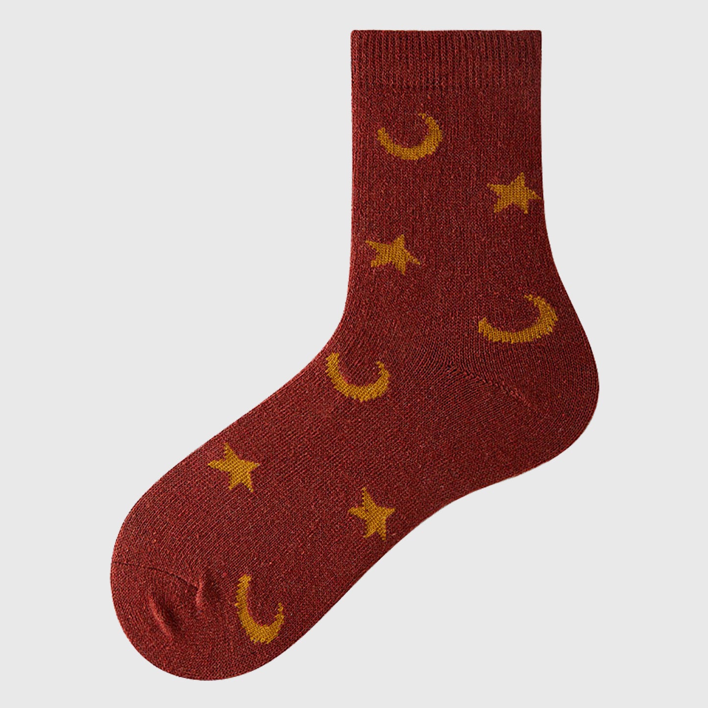 Anna-Kaci Women's 6pk Cozy Knitted Mid-Calf Socks for Winter & Casual Styling