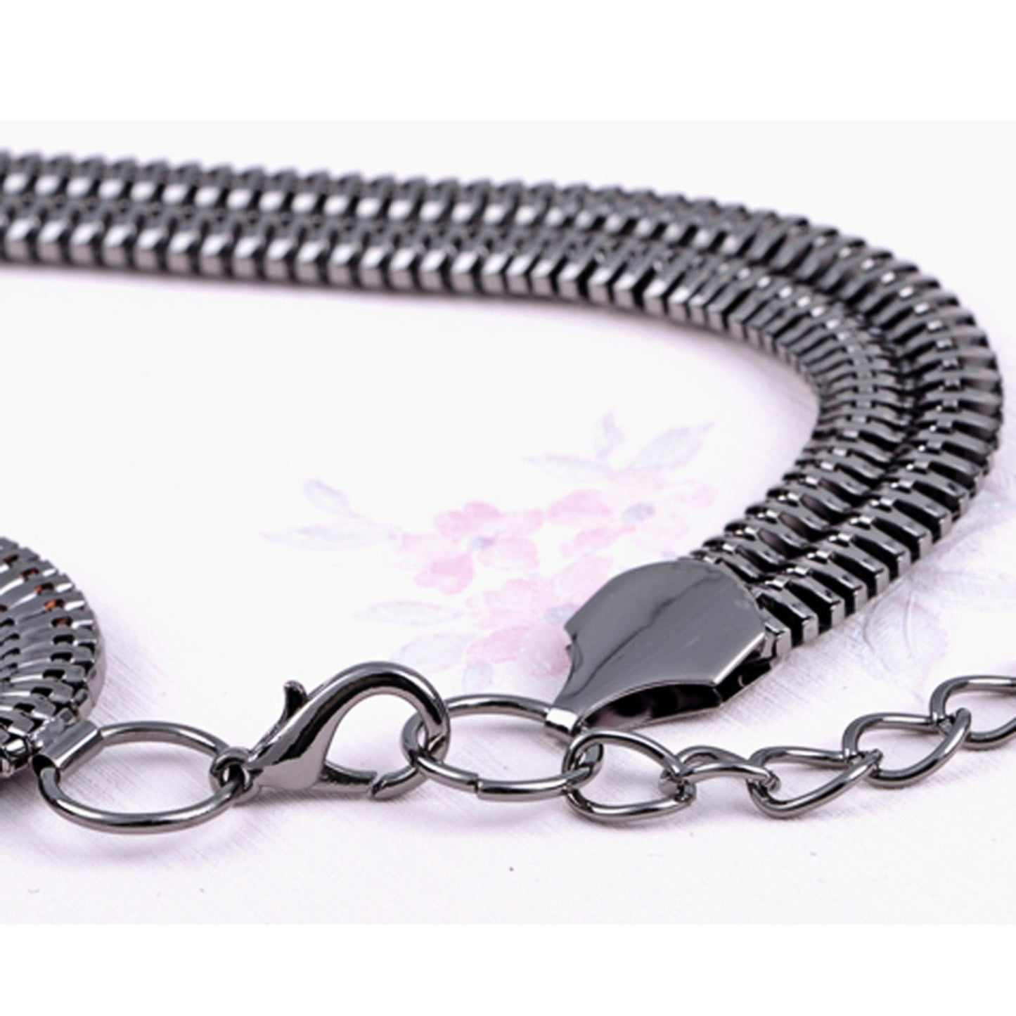 Anna-Kaci Women's Bow Waist Chain with Crystal Accents and Adjustable Extender