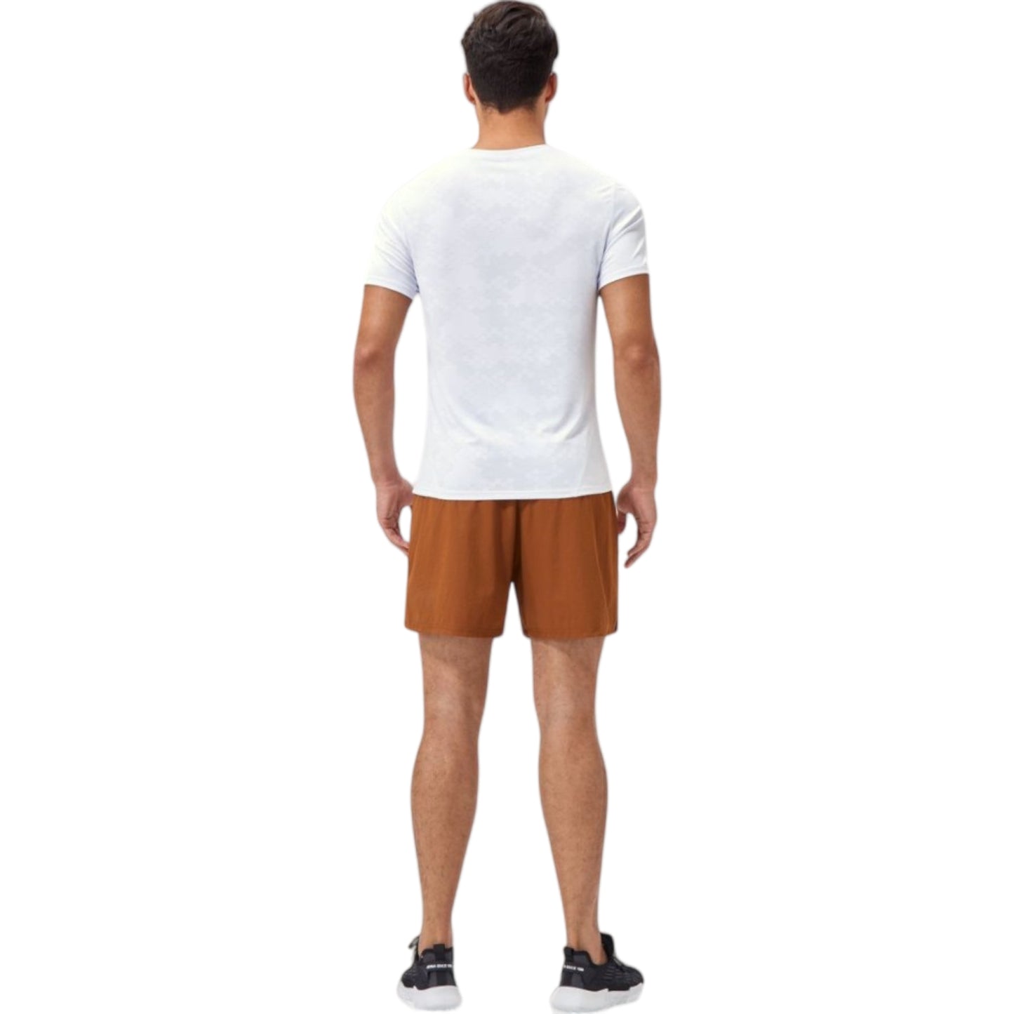 Anna-Kaci Active Men's Performance Crew Neck Athletic T-Shirt with Subtle Hex Pattern and Moisture-Wicking Fabric