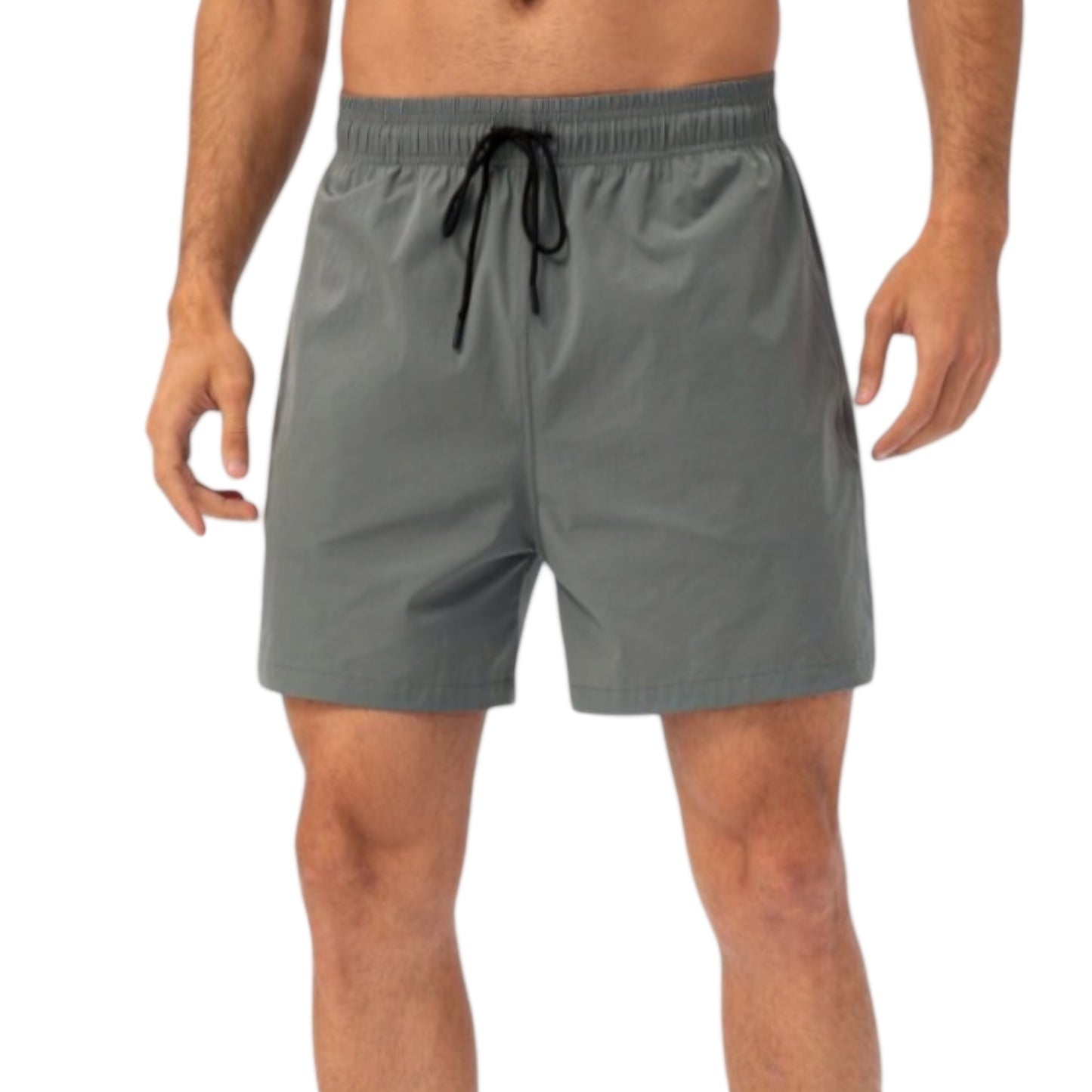 Anna-Kaci Active Men's Quick-Dry Athletic Shorts with Adjustable Drawstring Waist and Side Pockets for Active Training