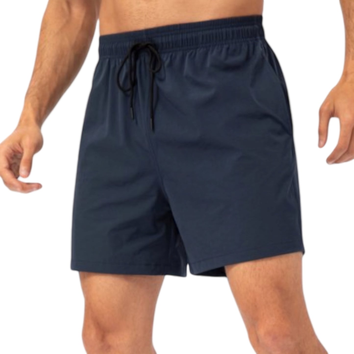Anna-Kaci Active Men's Quick-Dry Athletic Shorts with Adjustable Drawstring Waist and Side Pockets for Active Training