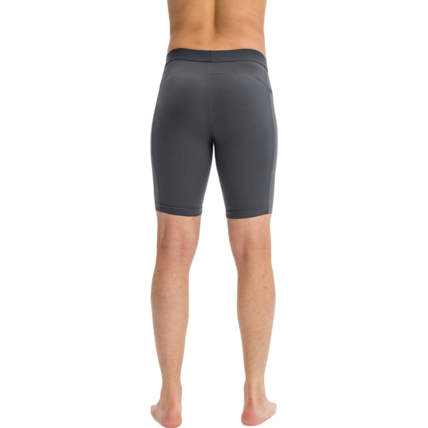 Anna-Kaci Active Men's Compression Biker Shorts with Side Pockets and Moisture-Wicking Stretch Fabric