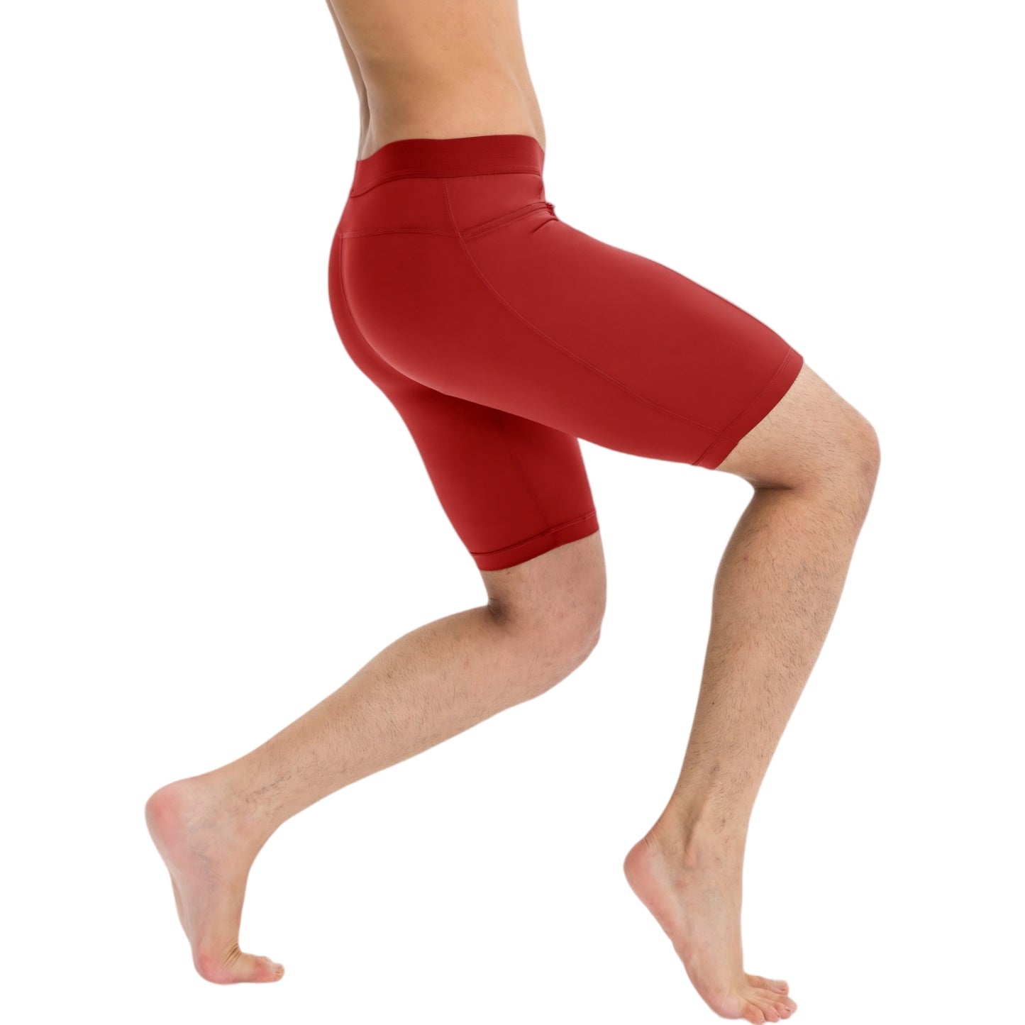 Anna-Kaci Active Men's Compression Biker Shorts with Side Pockets and Moisture-Wicking Stretch Fabric