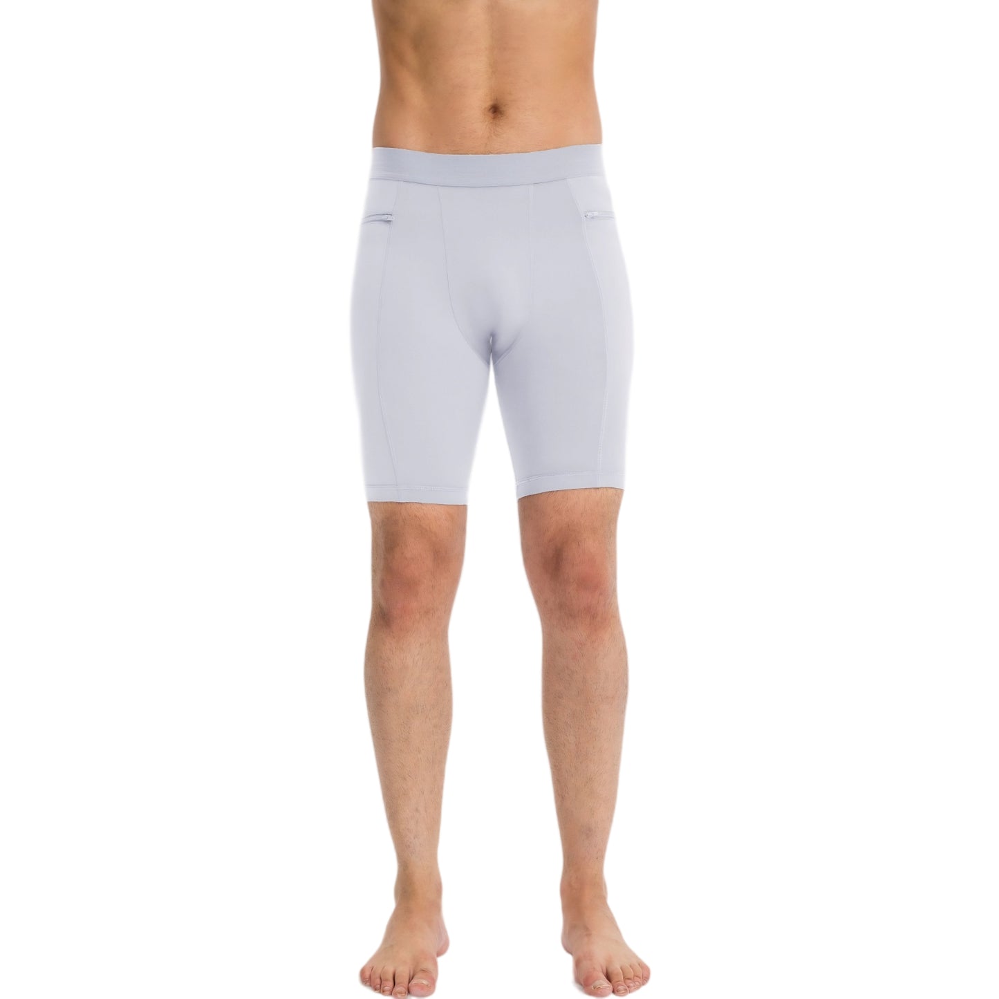 Anna-Kaci Active Men's Compression Biker Shorts with Side Pockets and Moisture-Wicking Stretch Fabric