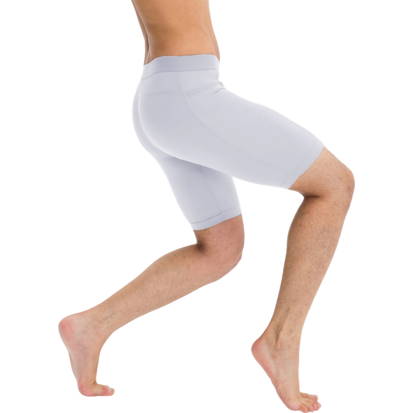 Anna-Kaci Active Men's Compression Biker Shorts with Side Pockets and Moisture-Wicking Stretch Fabric