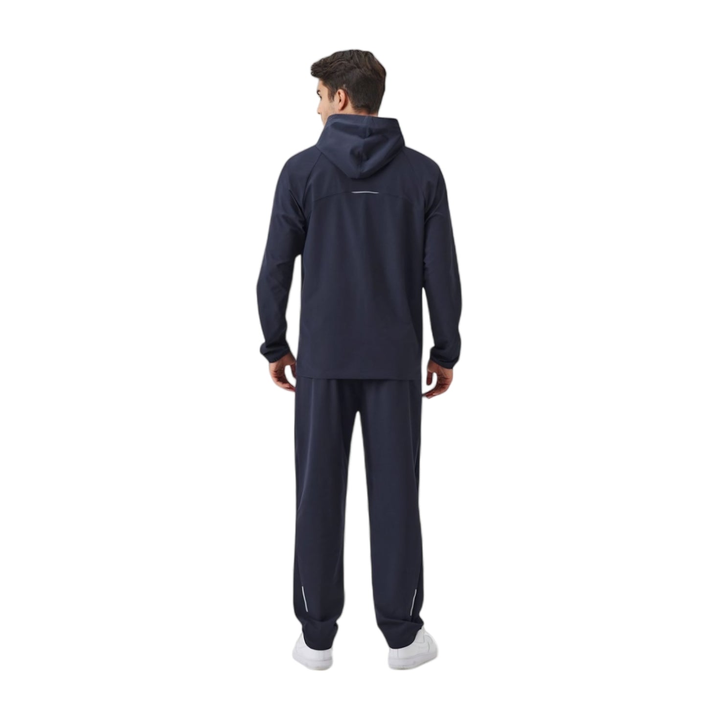 Anna-Kaci Active Men's Lightweight Zip-Up Hoodie Jacket with Adjustable Hood and Side Pockets