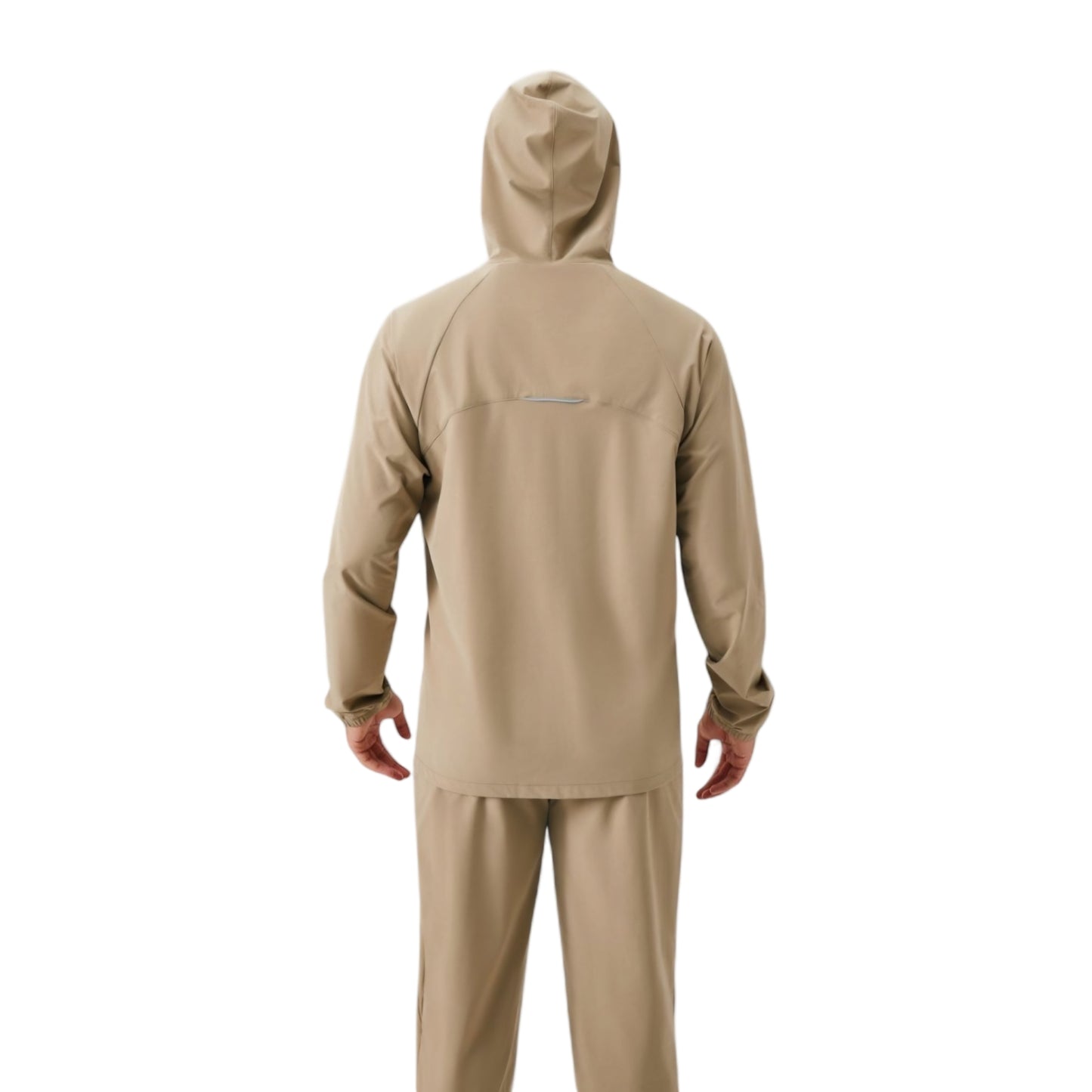 Anna-Kaci Active Men's Lightweight Zip-Up Hoodie Jacket with Adjustable Hood and Side Pockets