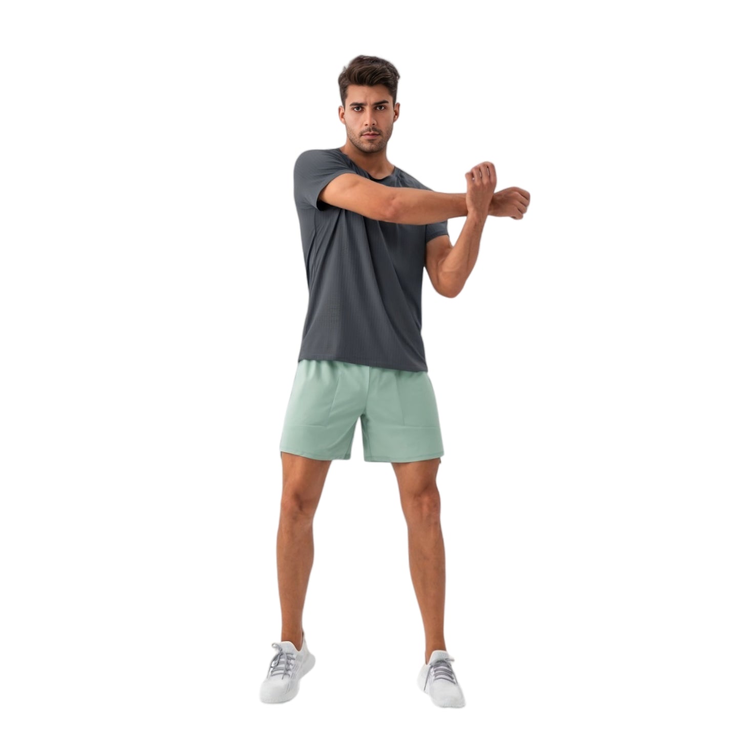 Anna-Kaci Active Men's Lightweight Performance T-Shirt with Moisture-Wicking Fabric and Raglan Sleeves