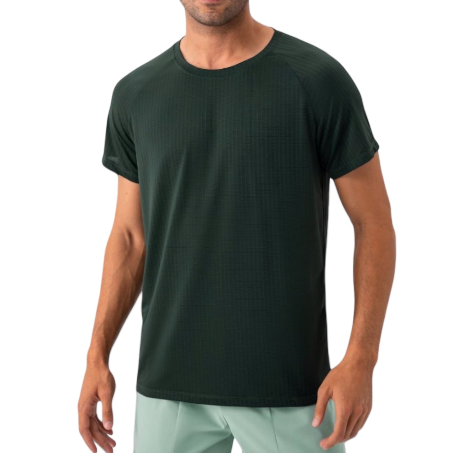 Anna-Kaci Active Men's Lightweight Performance T-Shirt with Moisture-Wicking Fabric and Raglan Sleeves