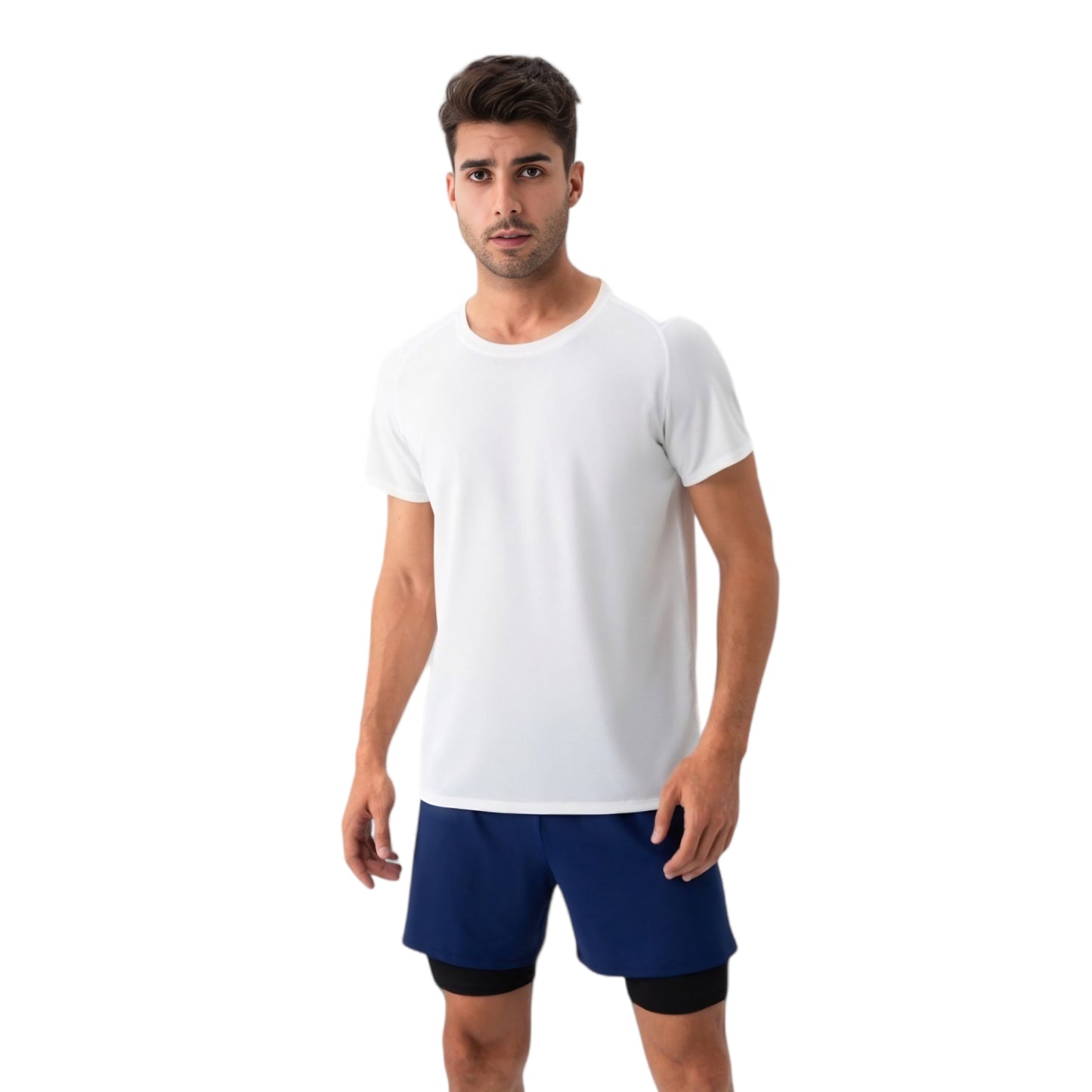 Anna-Kaci Active Men's Lightweight Performance T-Shirt with Moisture-Wicking Fabric and Raglan Sleeves