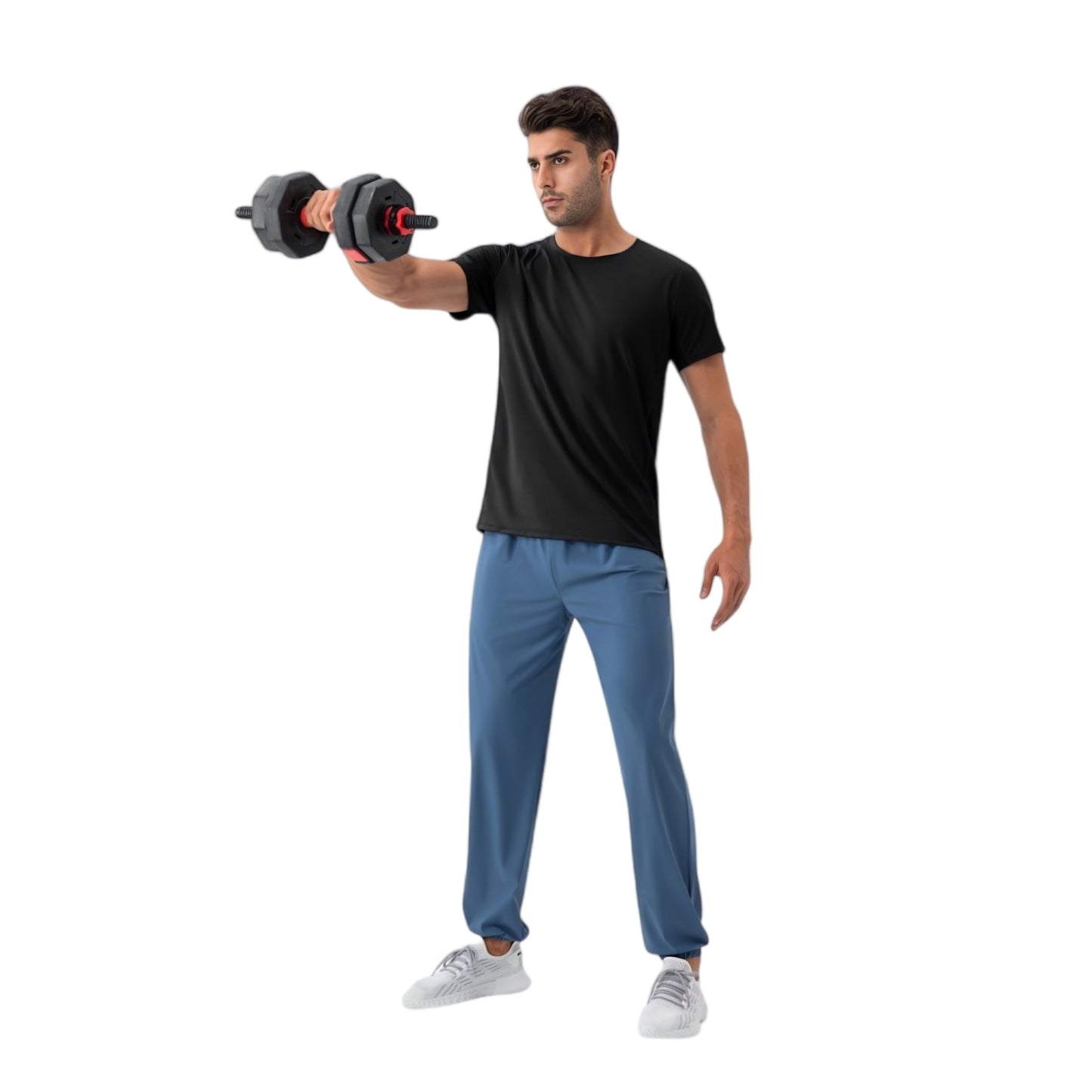 Anna-Kaci Active Men's Classic Fit Athletic T-Shirt with Quick-Dry Fabric and Short Sleeves