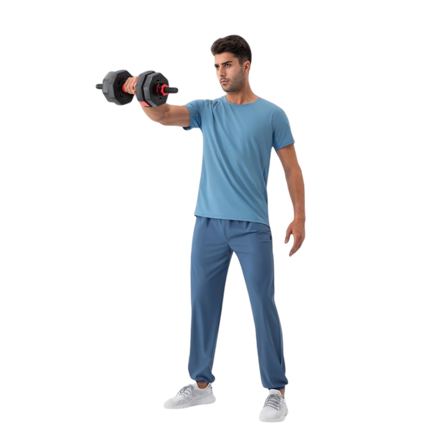 Anna-Kaci Active Men's Classic Fit Athletic T-Shirt with Quick-Dry Fabric and Short Sleeves