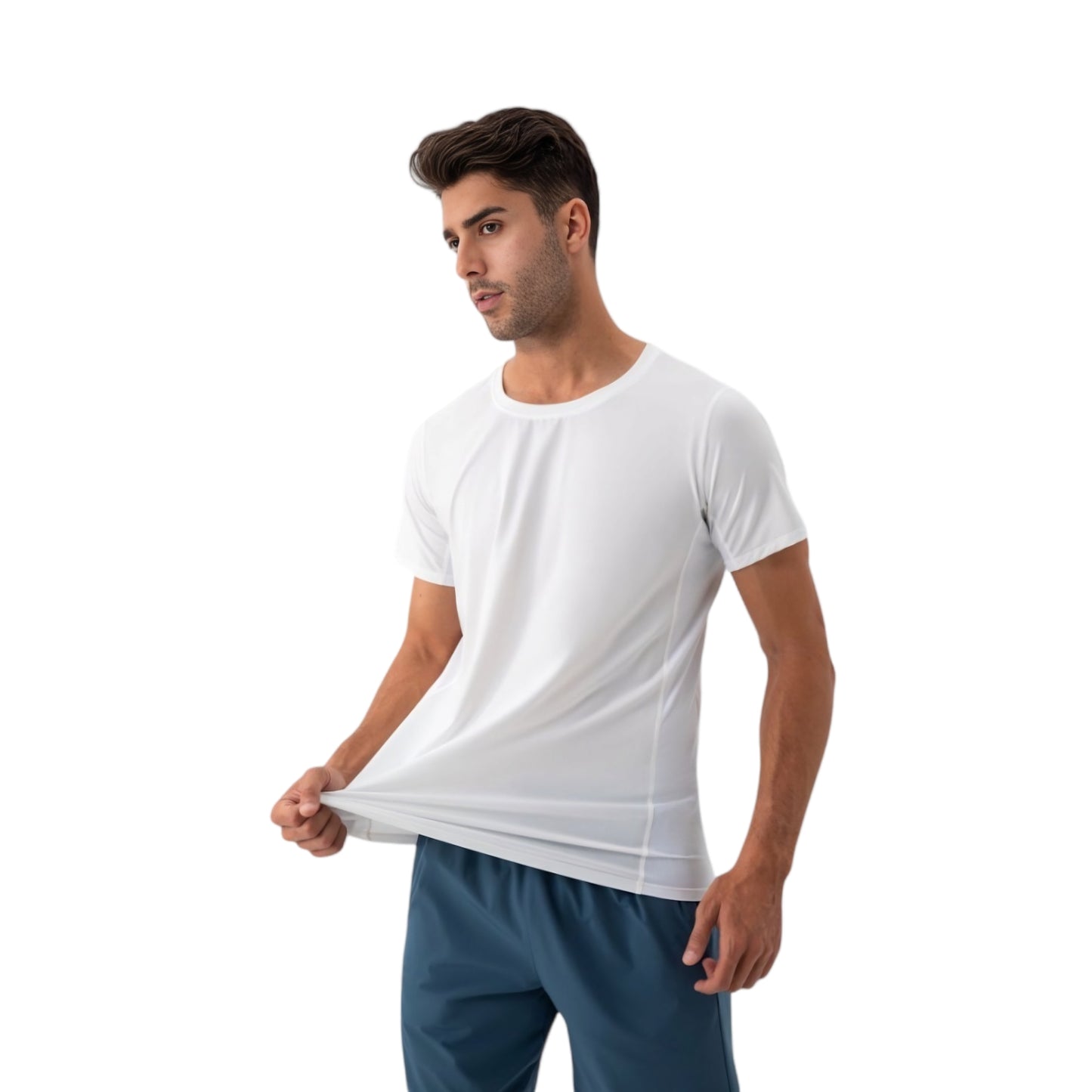 Anna-Kaci Active Men's Classic Fit Athletic T-Shirt with Quick-Dry Fabric and Short Sleeves