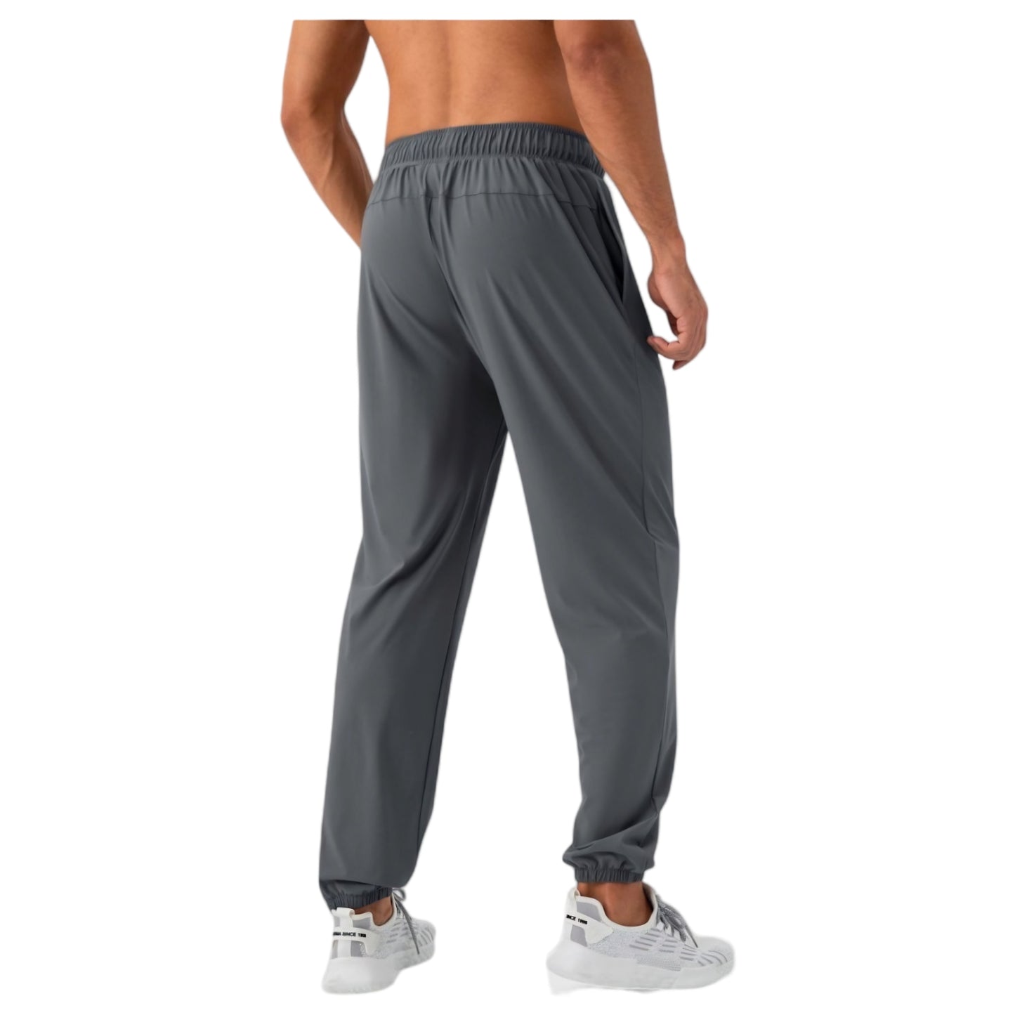 Anna-Kaci Active Men's Lightweight Stretch Lounge Pants with Adjustable Drawstring Waist and Straight Leg Fit
