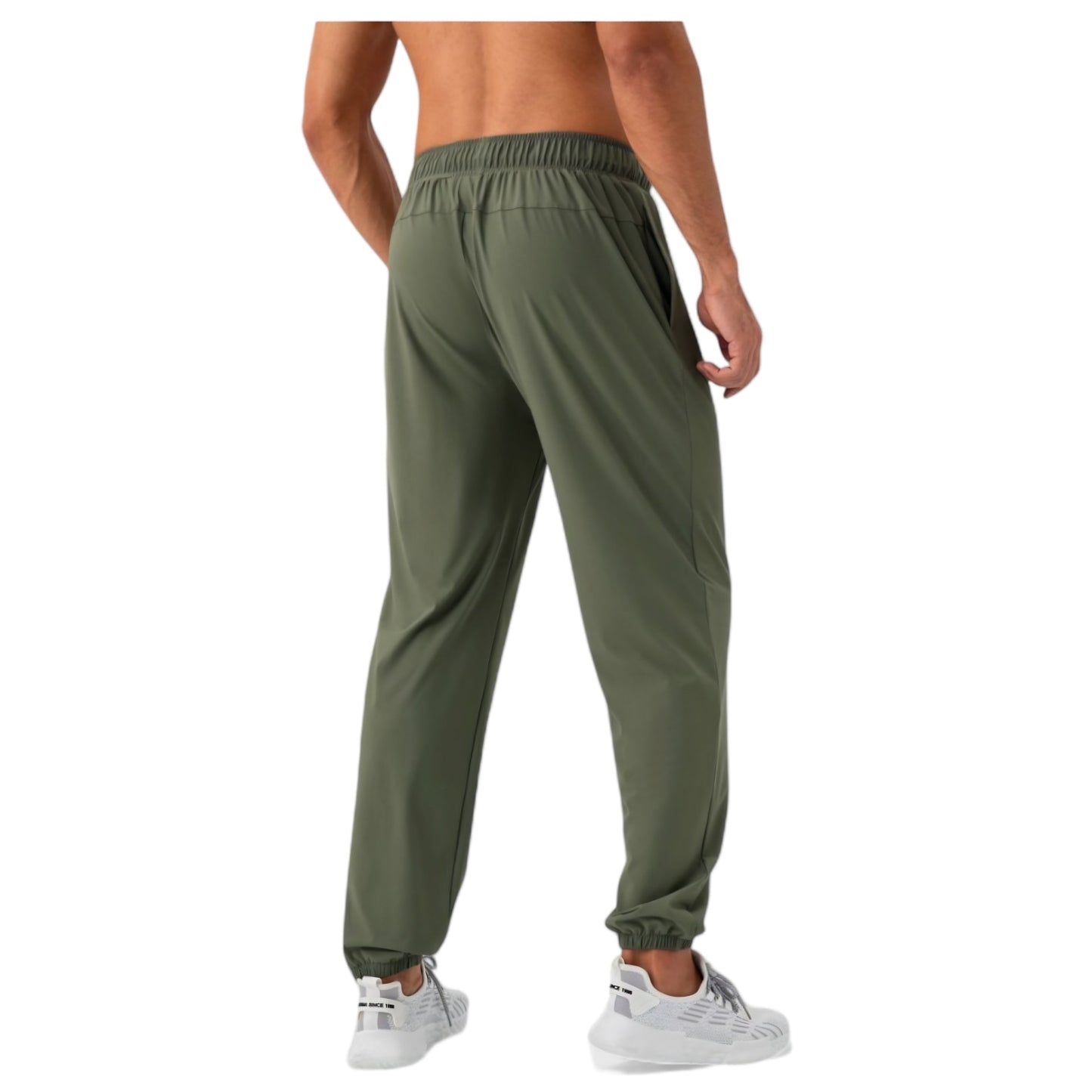 Anna-Kaci Active Men's Lightweight Stretch Lounge Pants with Adjustable Drawstring Waist and Straight Leg Fit