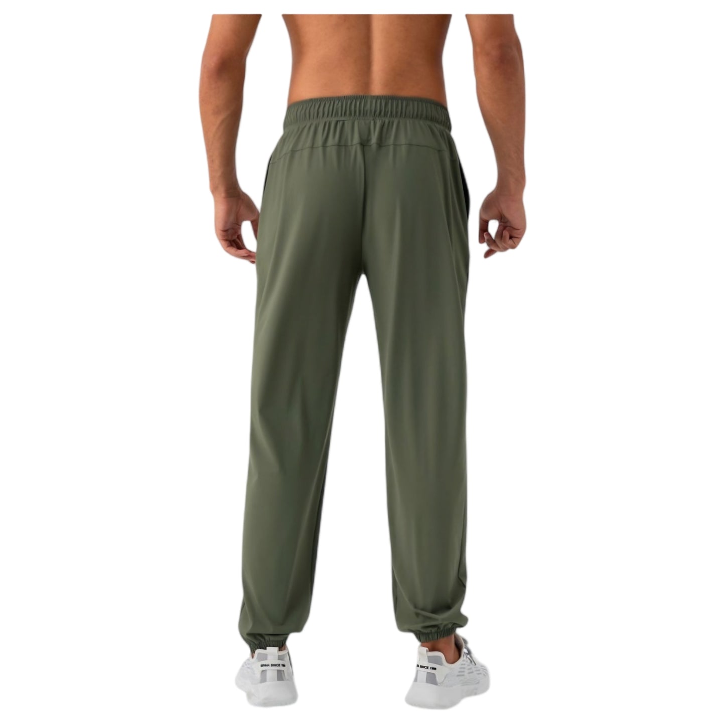 Anna-Kaci Active Men's Lightweight Stretch Lounge Pants with Adjustable Drawstring Waist and Straight Leg Fit