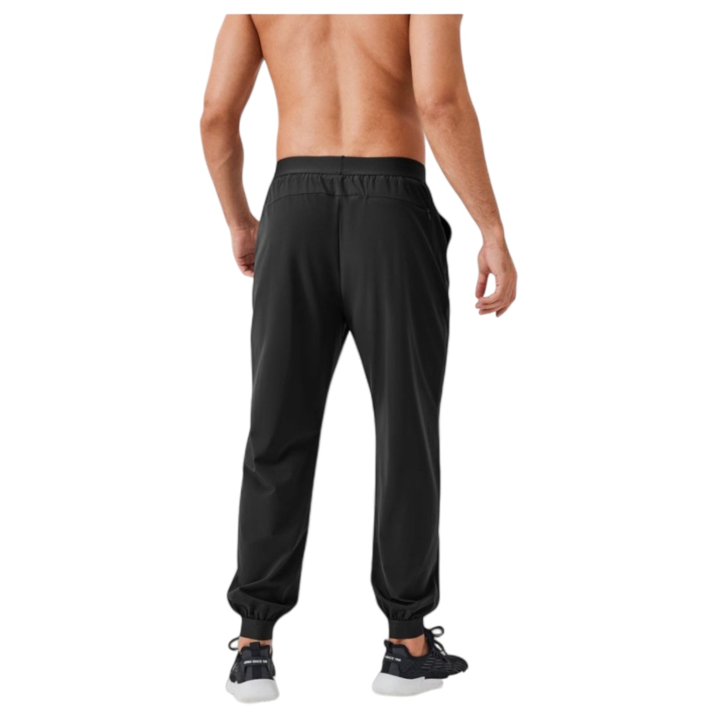 Anna-Kaci Active Men's Tapered Lounge Pants with Stretch Waistband and Elastic Cuffs for Everyday Comfort