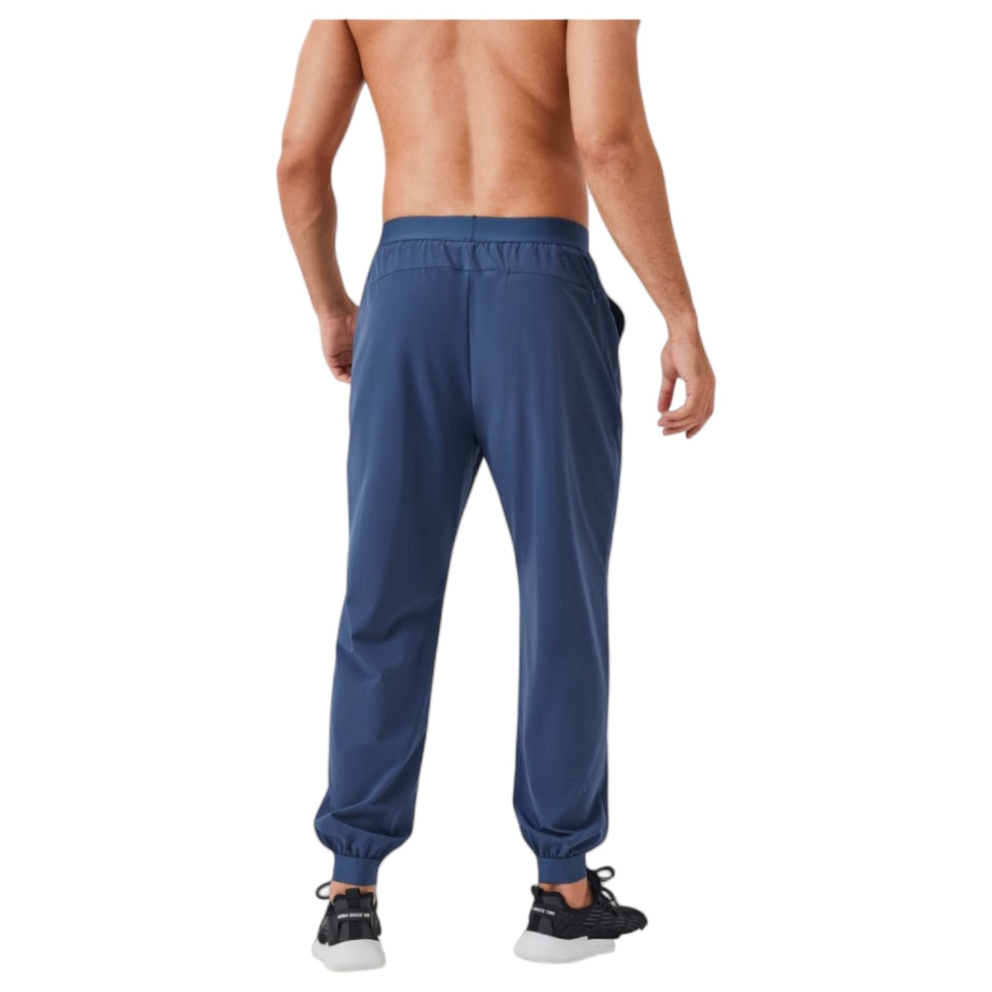 Anna-Kaci Active Men's Tapered Lounge Pants with Stretch Waistband and Elastic Cuffs for Everyday Comfort