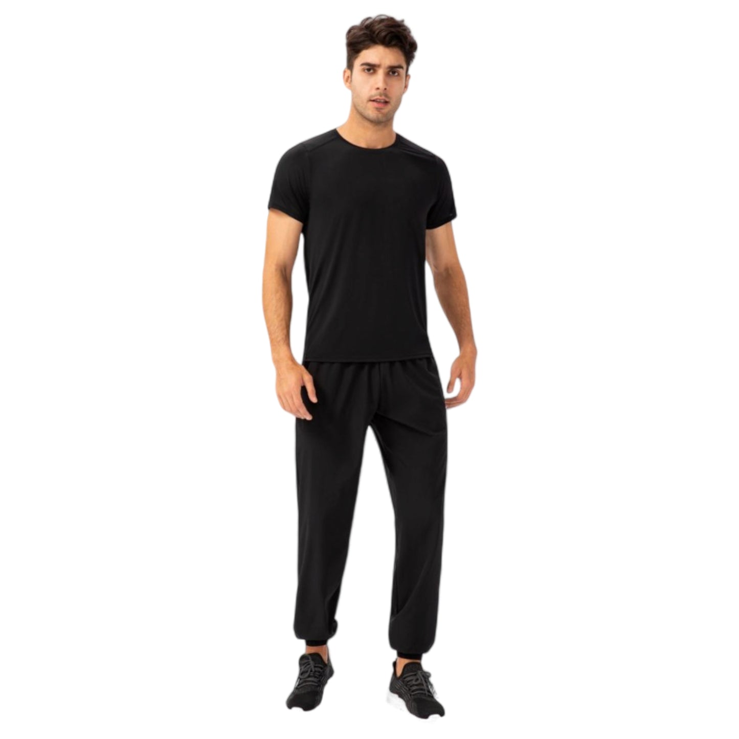 Anna-Kaci Active Men's Athletic Drawstring Pants with Zipper Pockets and Elastic Waistband for Active and Casual Wear