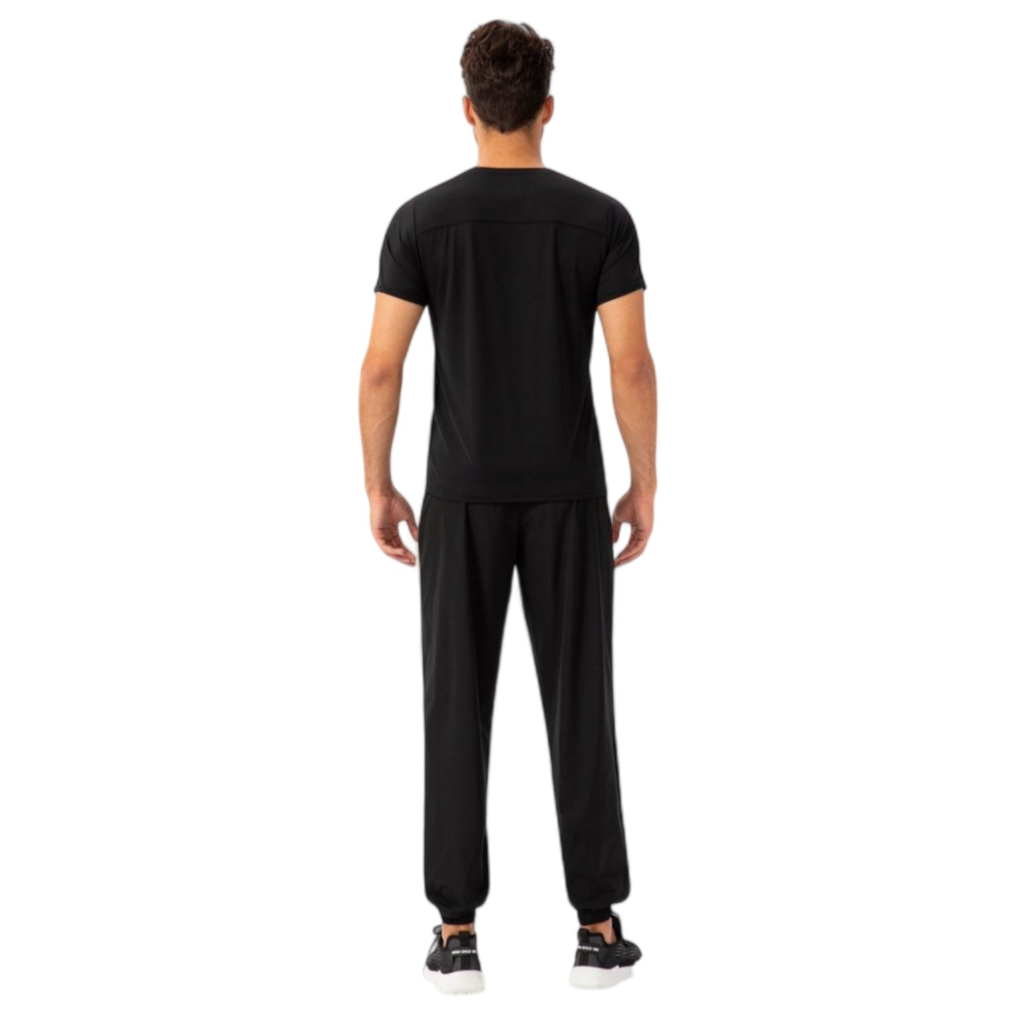 Anna-Kaci Active Men's Athletic Drawstring Pants with Zipper Pockets and Elastic Waistband for Active and Casual Wear