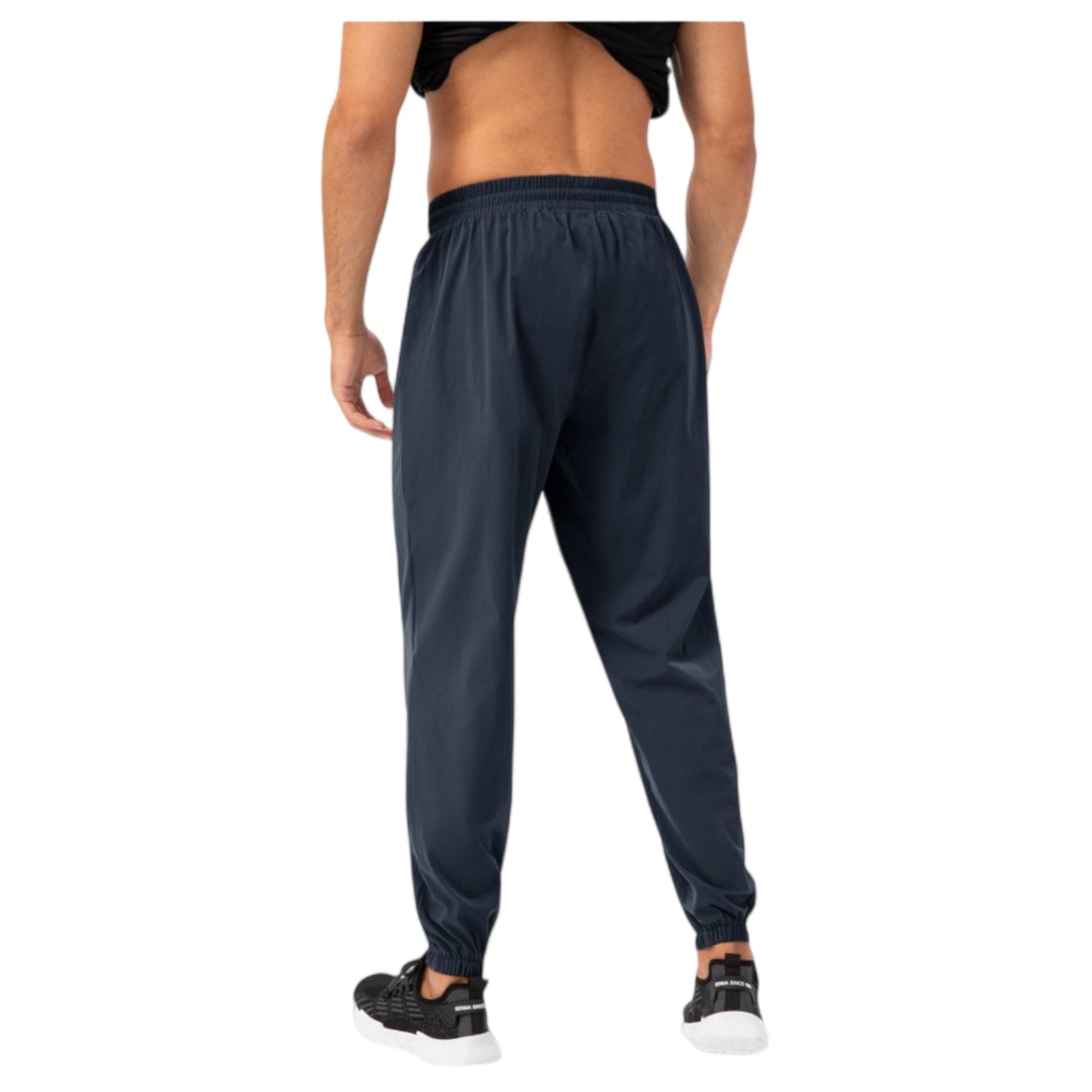 Anna-Kaci Active Men's Athletic Drawstring Pants with Zipper Pockets and Elastic Waistband for Active and Casual Wear