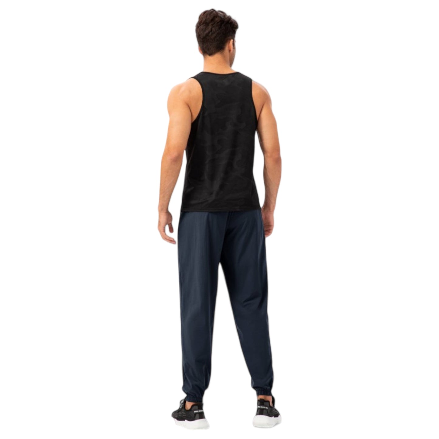 Anna-Kaci Active Men's Athletic Drawstring Pants with Zipper Pockets and Elastic Waistband for Active and Casual Wear