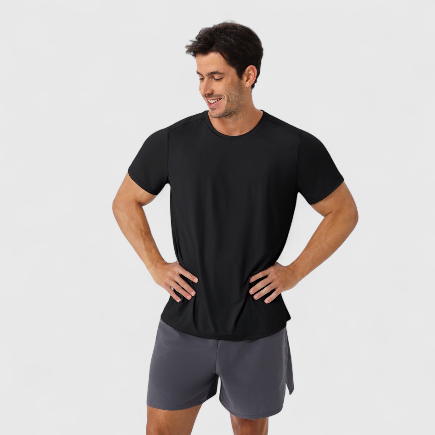 Anna-Kaci Active Men's Moisture-Wicking Short Sleeve T-Shirt with Soft Lightweight Fabric and Athletic Fit