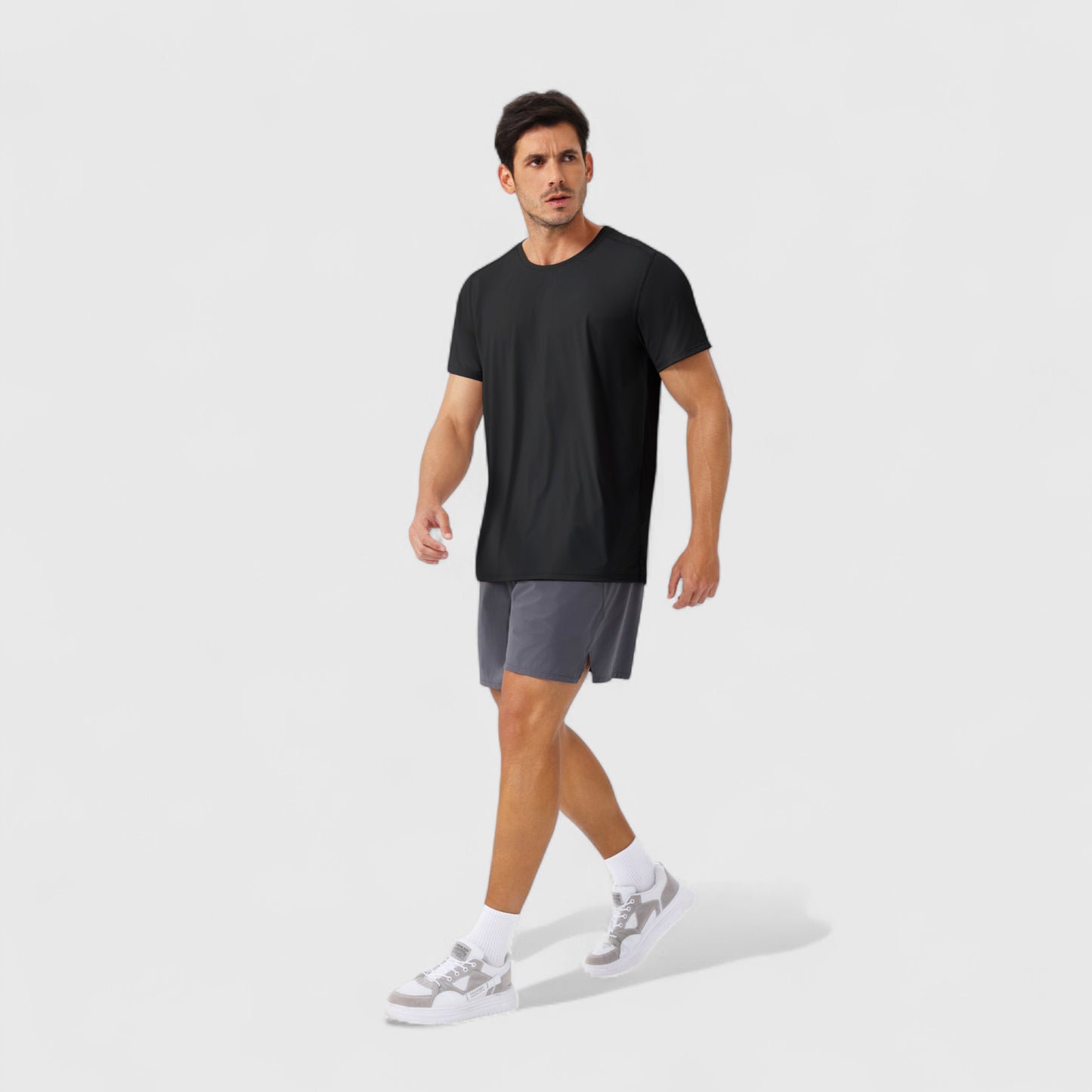 Anna-Kaci Active Men's Moisture-Wicking Short Sleeve T-Shirt with Soft Lightweight Fabric and Athletic Fit