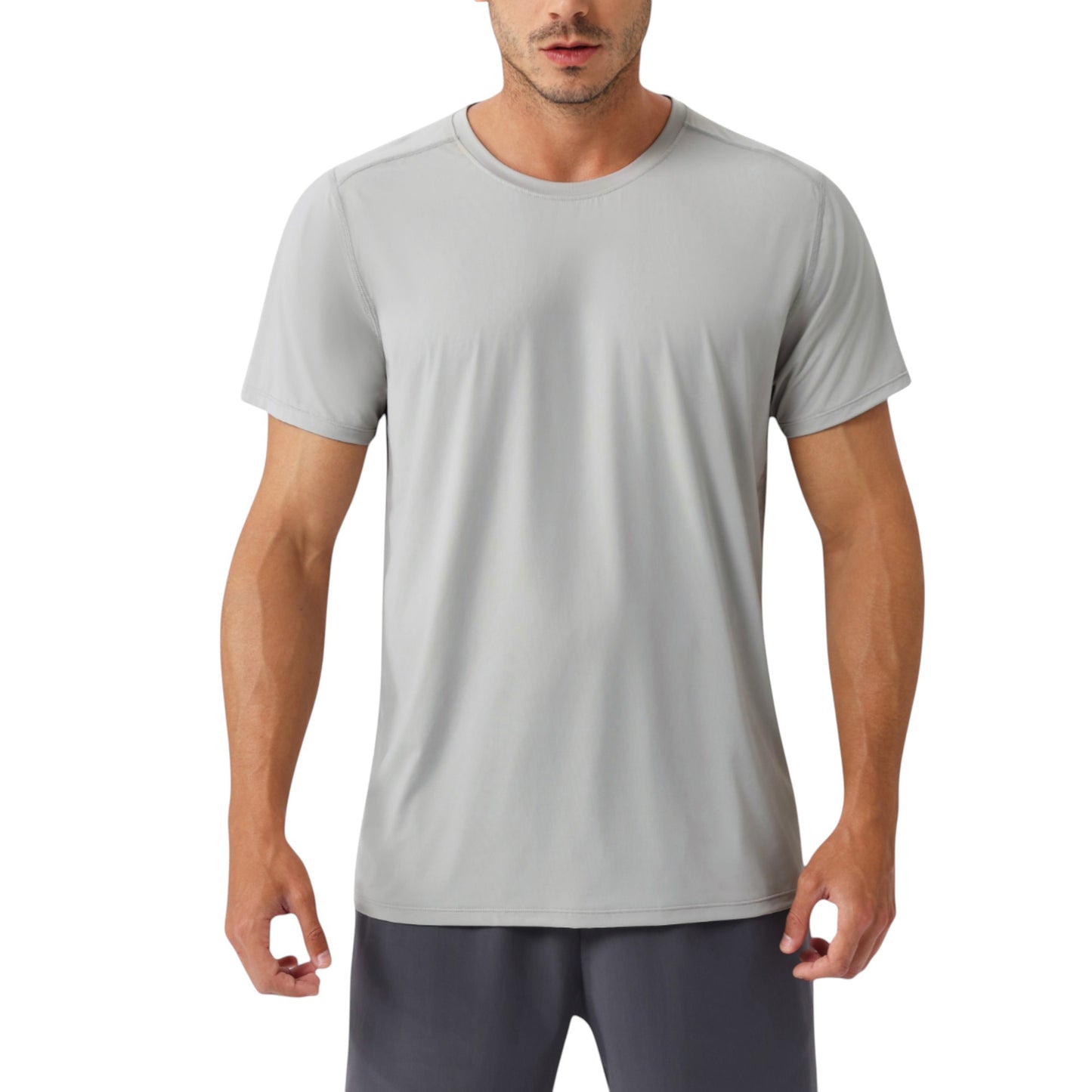 Anna-Kaci Active Men's Moisture-Wicking Short Sleeve T-Shirt with Soft Lightweight Fabric and Athletic Fit
