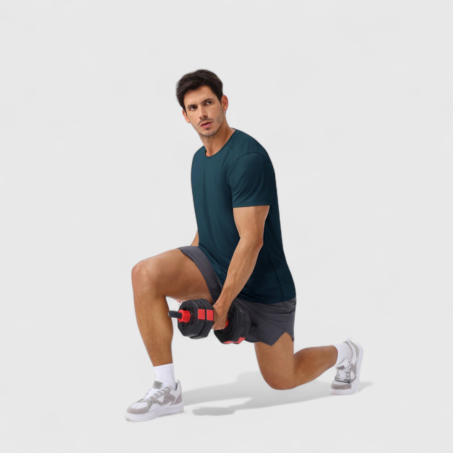 Anna-Kaci Active Men's Moisture-Wicking Short Sleeve T-Shirt with Soft Lightweight Fabric and Athletic Fit
