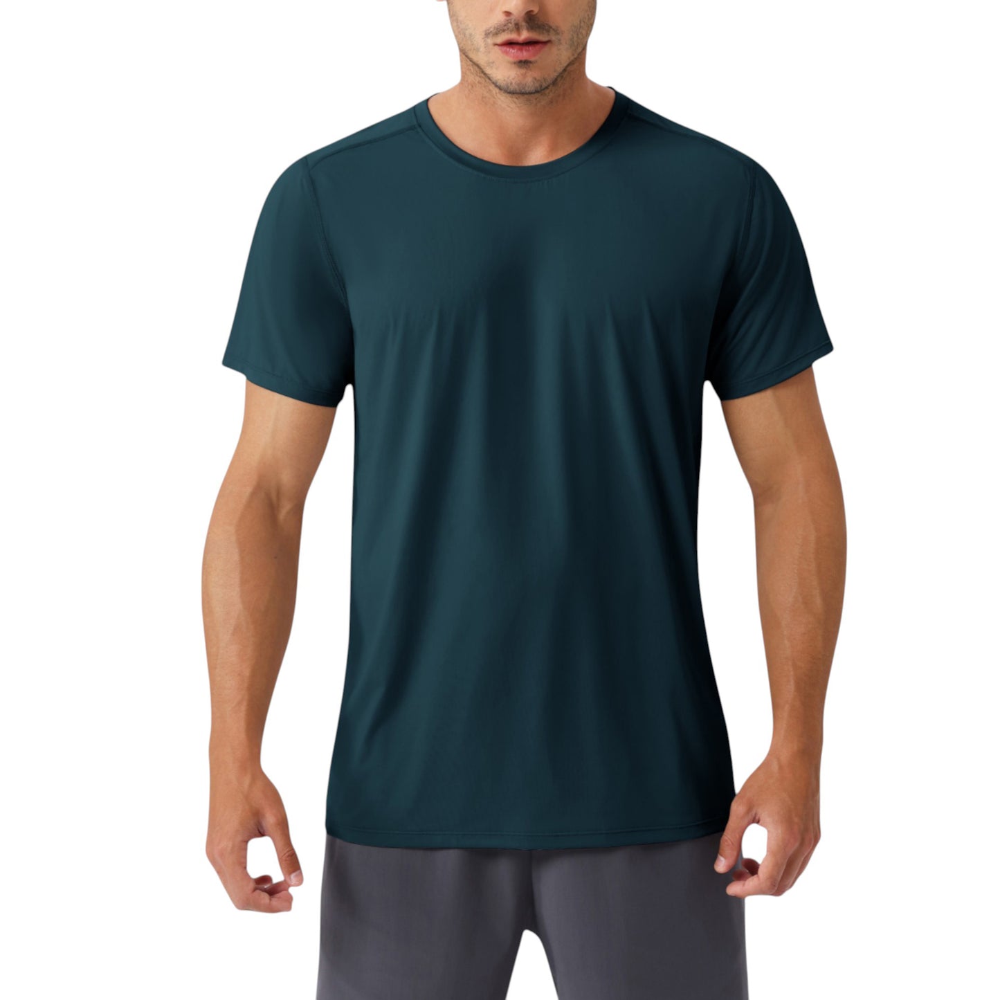 Anna-Kaci Active Men's Moisture-Wicking Short Sleeve T-Shirt with Soft Lightweight Fabric and Athletic Fit
