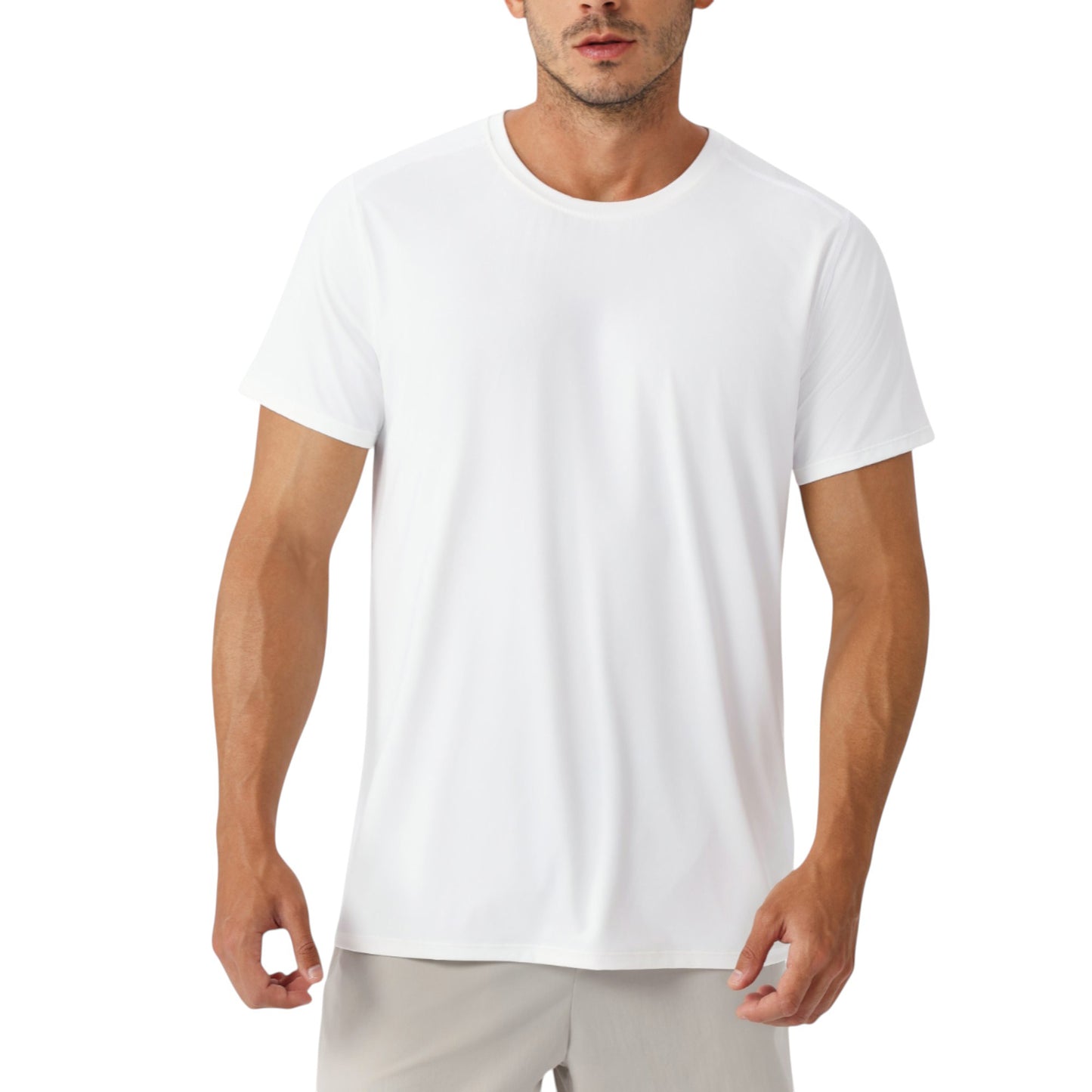 Anna-Kaci Active Men's Moisture-Wicking Short Sleeve T-Shirt with Soft Lightweight Fabric and Athletic Fit