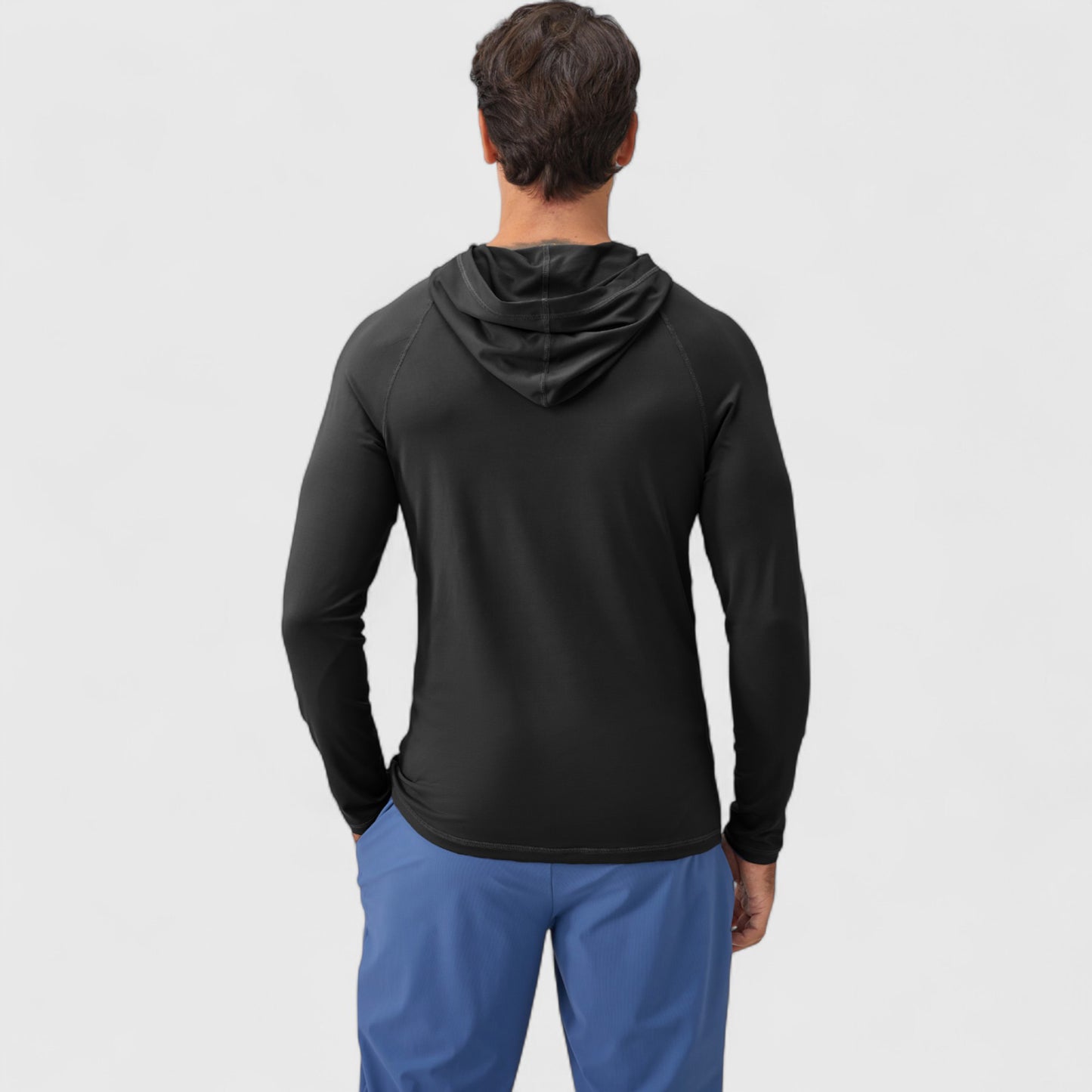 Anna-Kaci Active Men's Long Sleeve Pullover Hoodie with Front Kangaroo Pocket and Athletic Fit