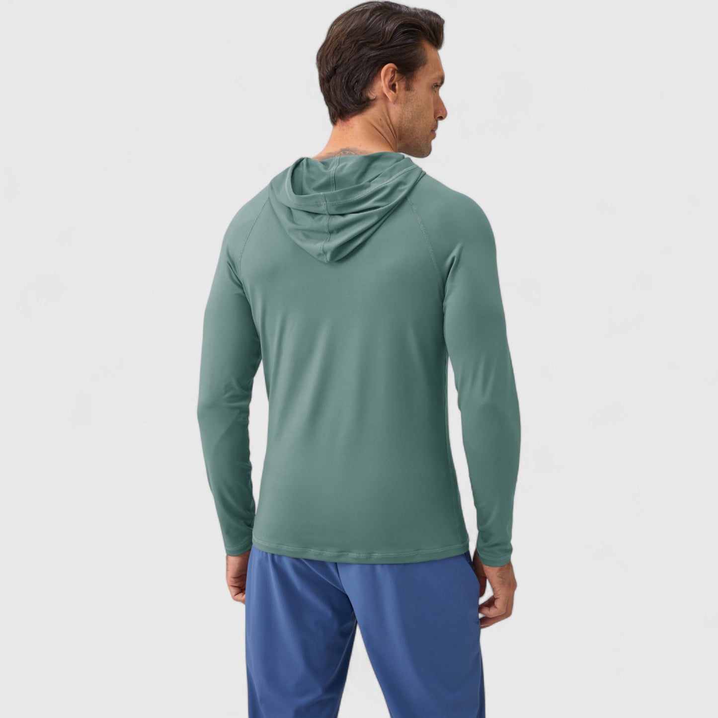 Anna-Kaci Active Men's Long Sleeve Pullover Hoodie with Front Kangaroo Pocket and Athletic Fit