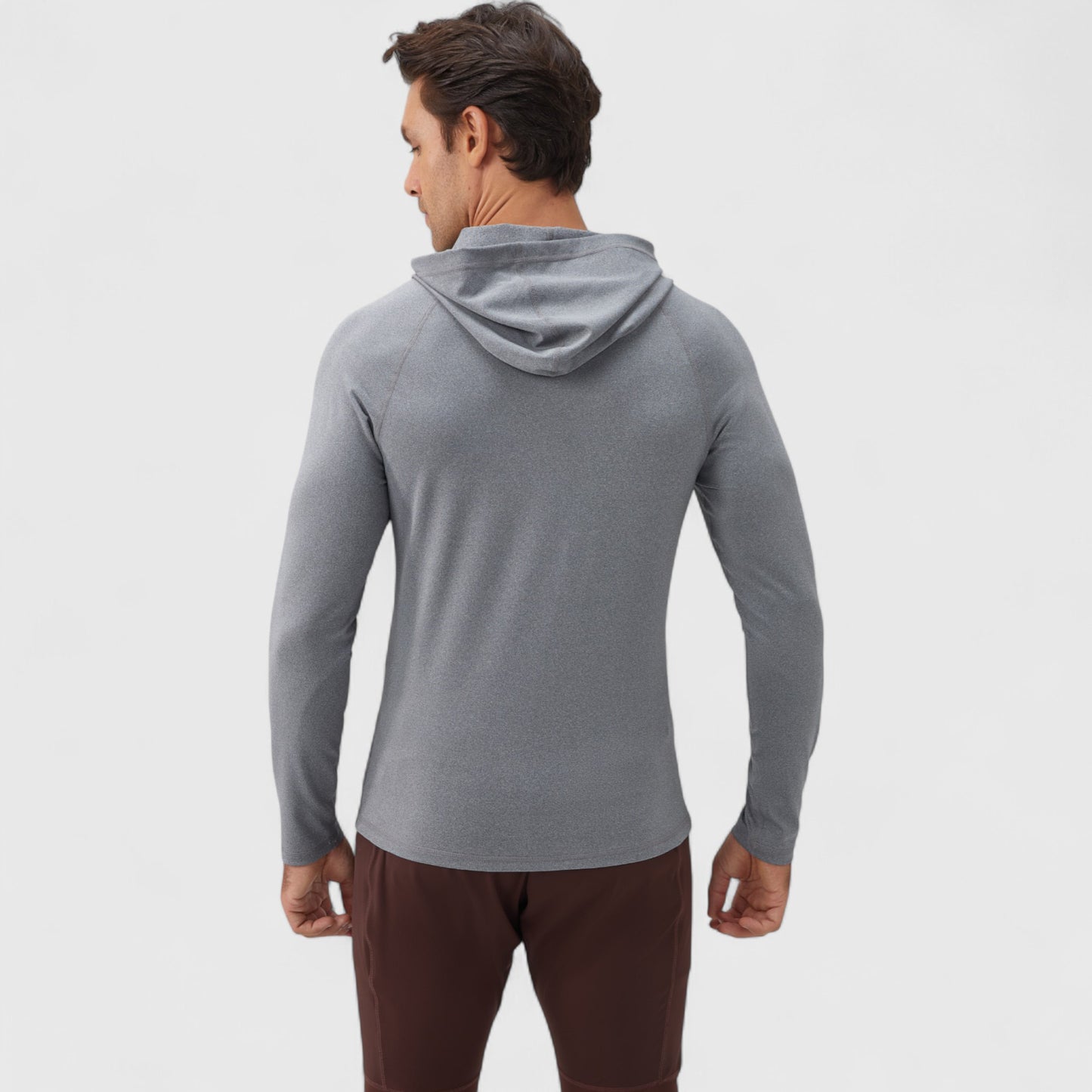 Anna-Kaci Active Men's Long Sleeve Pullover Hoodie with Front Kangaroo Pocket and Athletic Fit
