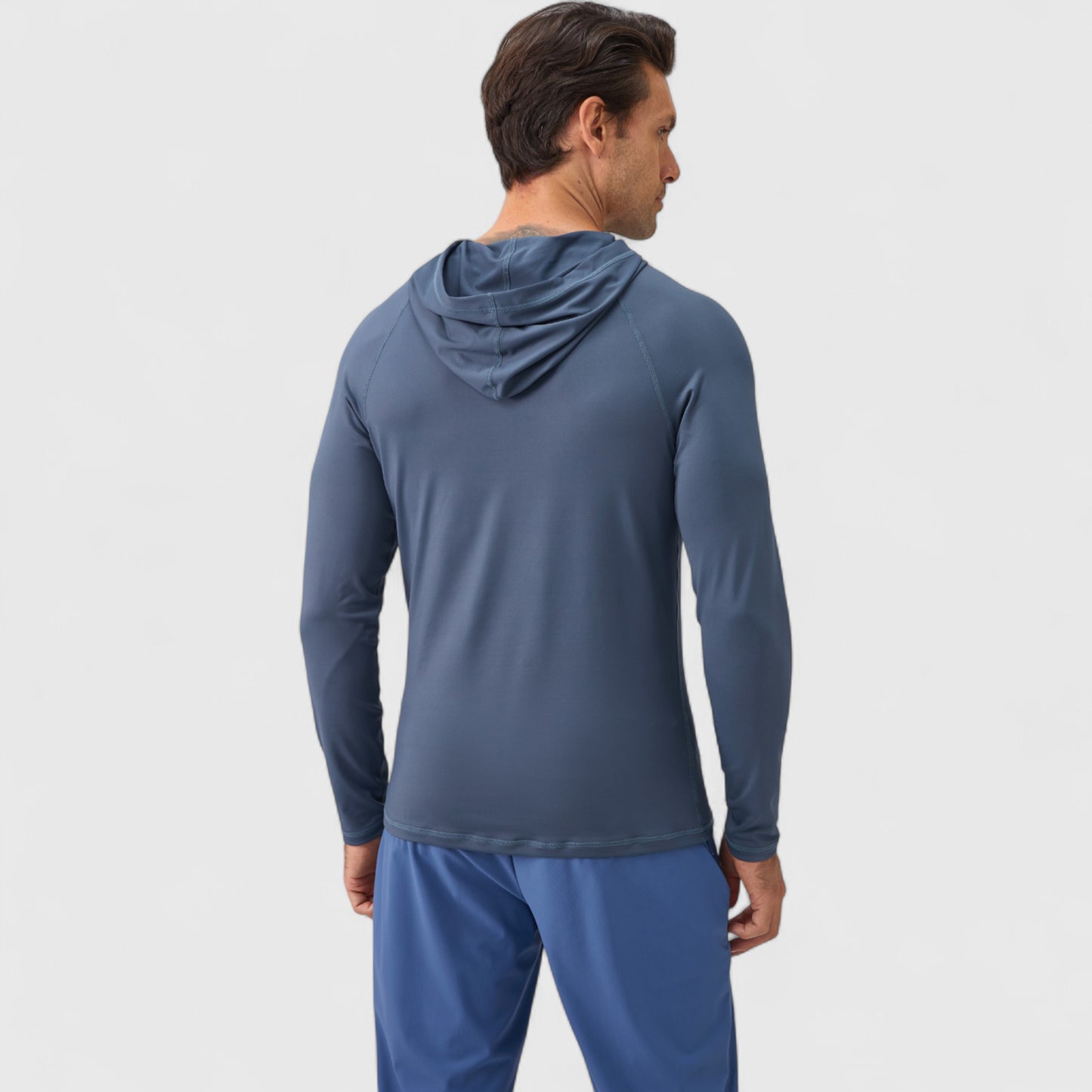 Anna-Kaci Active Men's Long Sleeve Pullover Hoodie with Front Kangaroo Pocket and Athletic Fit