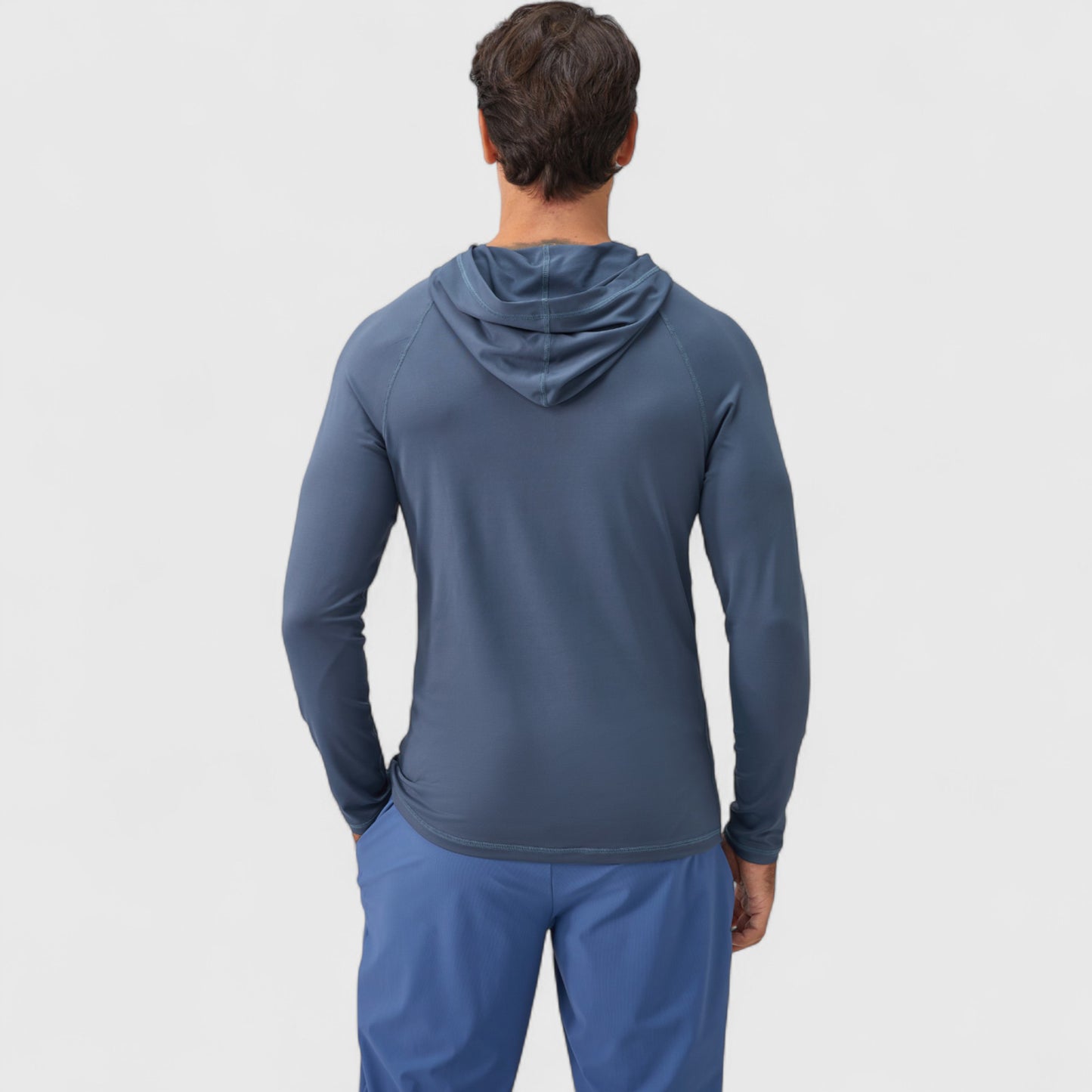Anna-Kaci Active Men's Long Sleeve Pullover Hoodie with Front Kangaroo Pocket and Athletic Fit