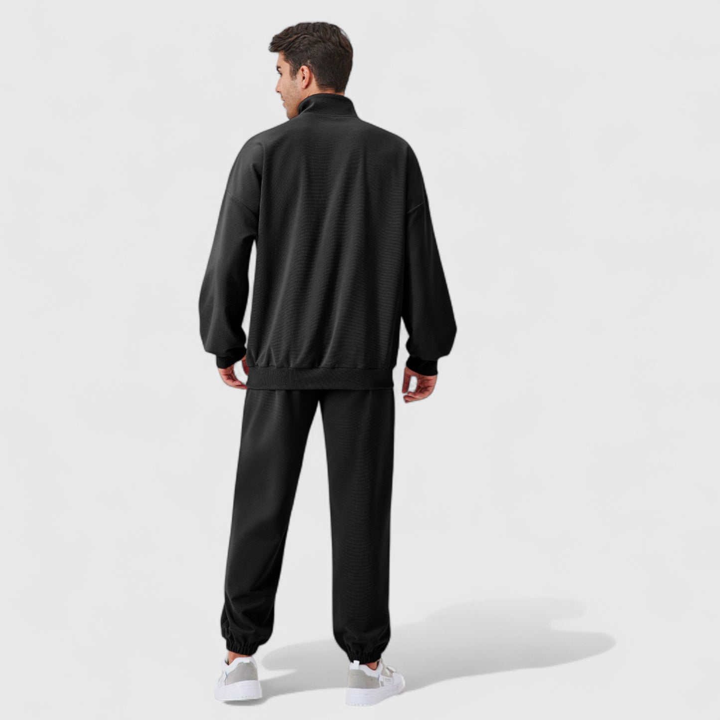 Anna-Kaci Active Men's Jogger Pants with Drawstring Waistband and Elastic Cuffs for Active Comfort