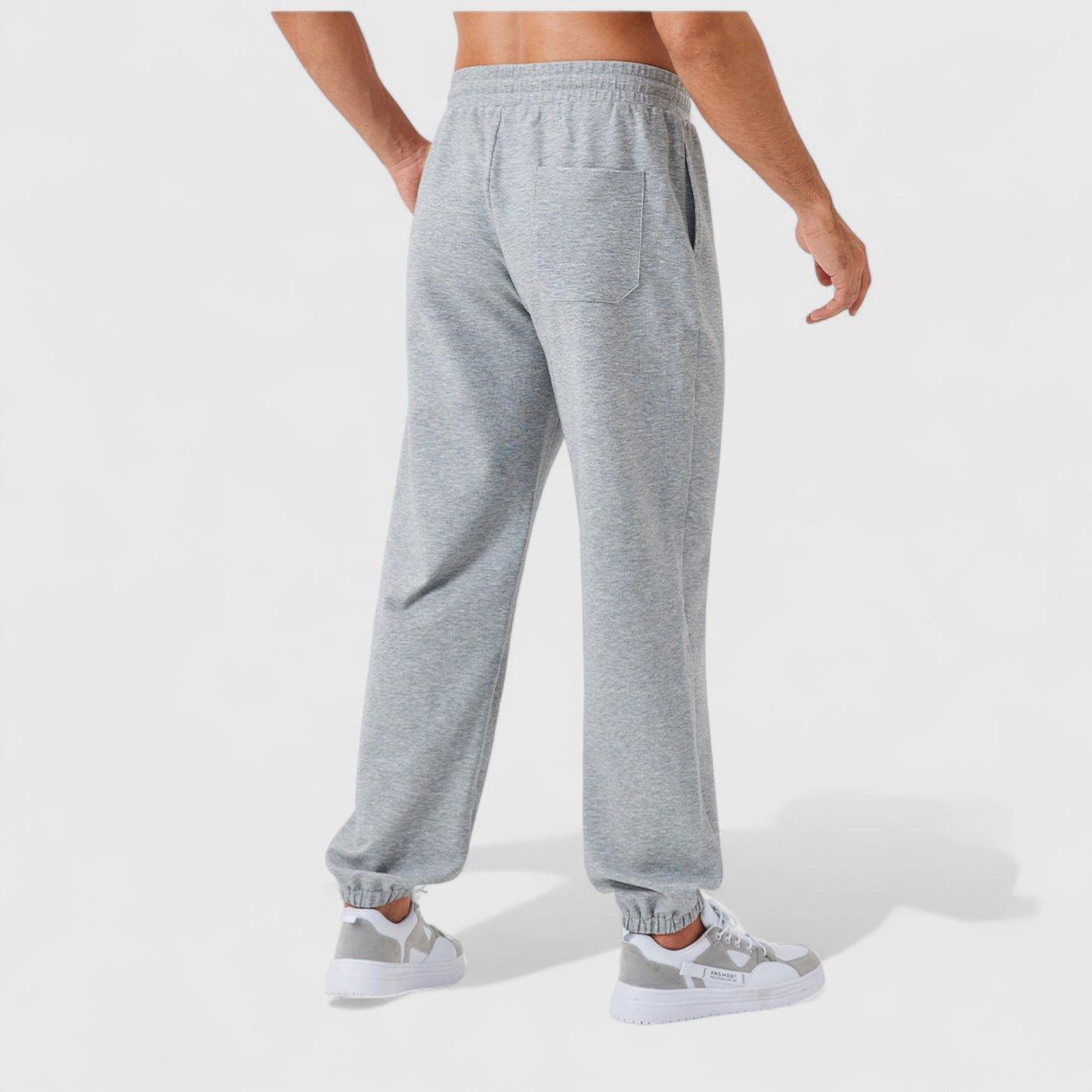 Anna-Kaci Active Men's Jogger Pants with Drawstring Waistband and Elastic Cuffs for Active Comfort
