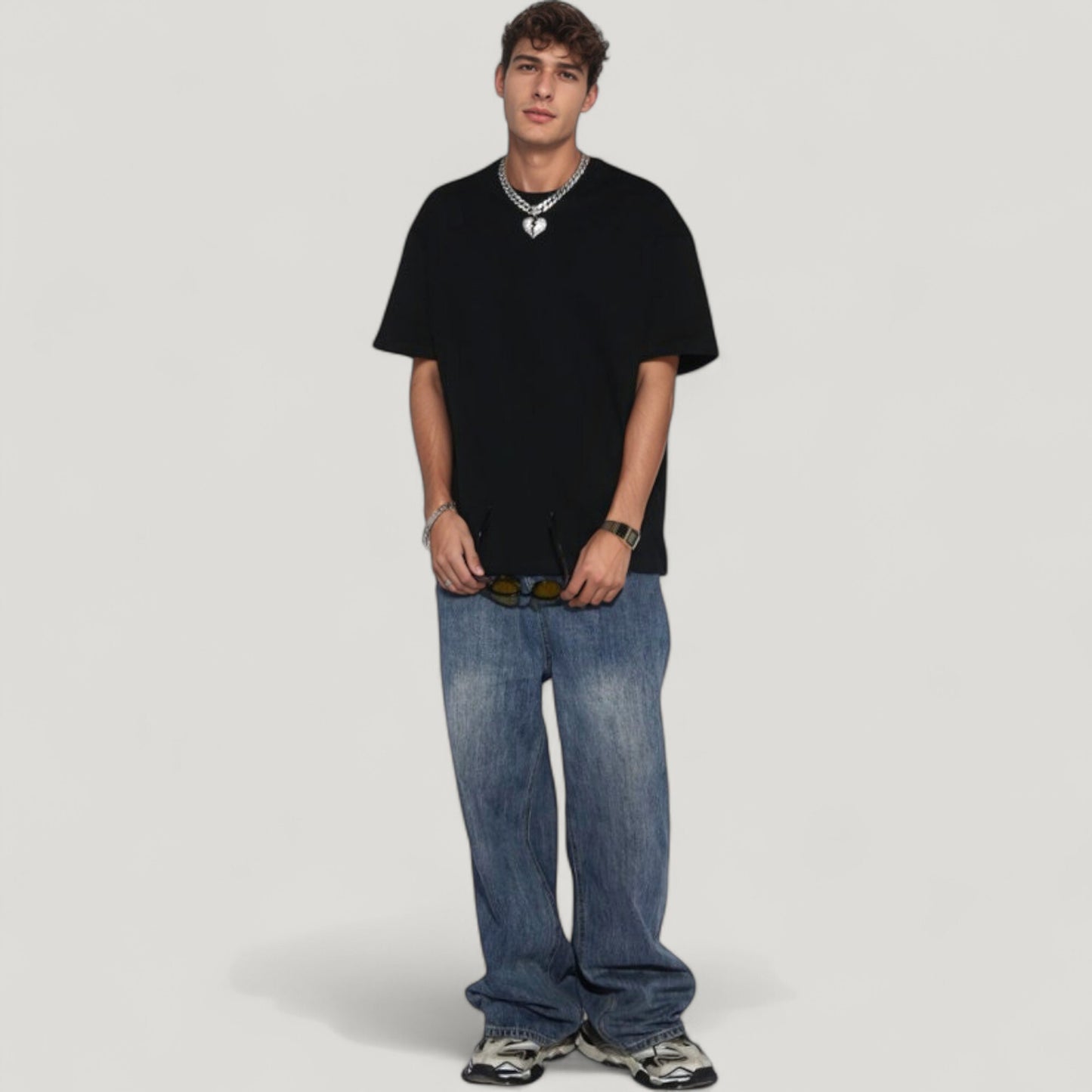 Anna-Kaci Active Men's Classic Short Sleeve Crew Neck T-Shirt with Relaxed Fit and Timeless Style