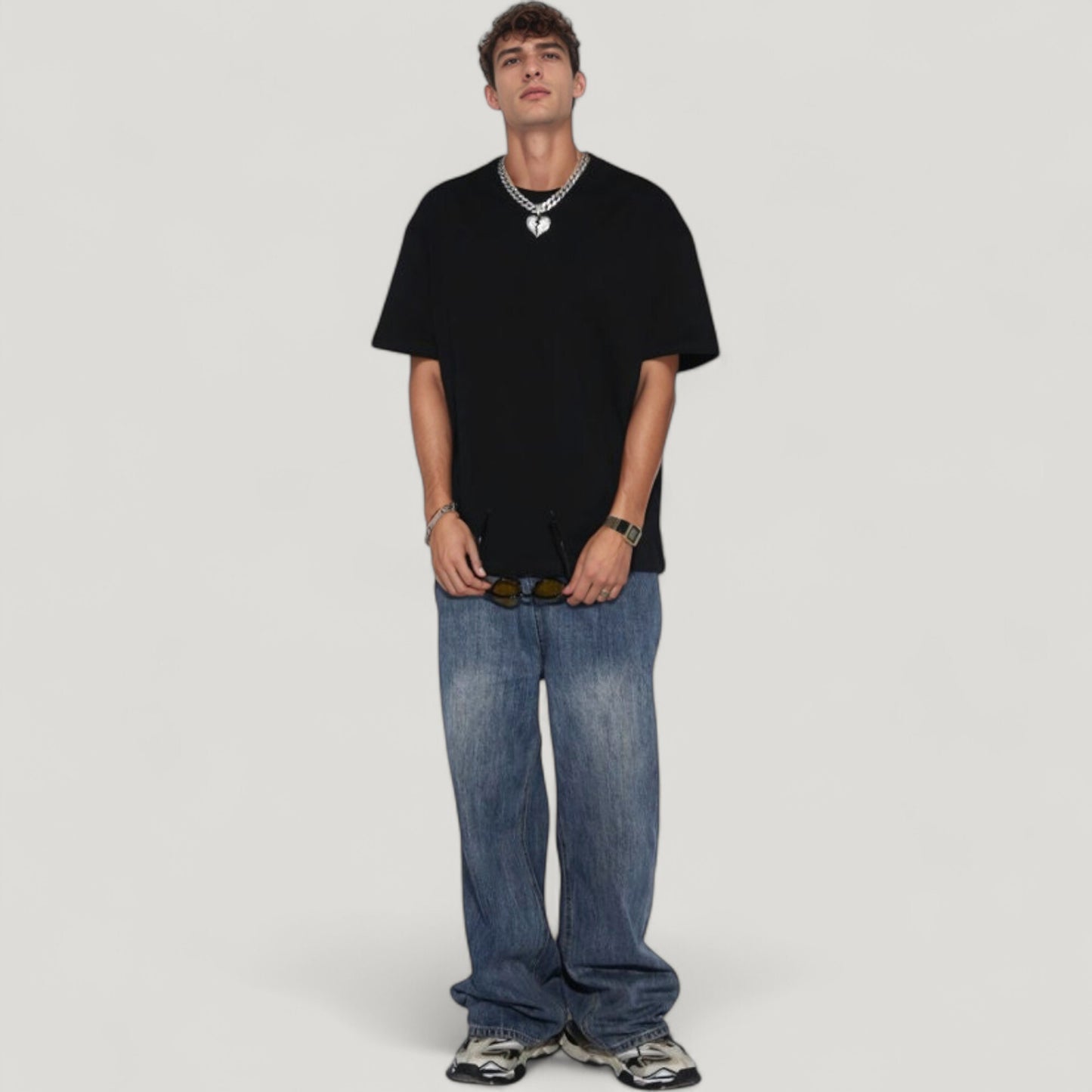 Anna-Kaci Active Men's Classic Short Sleeve Crew Neck T-Shirt with Relaxed Fit and Timeless Style