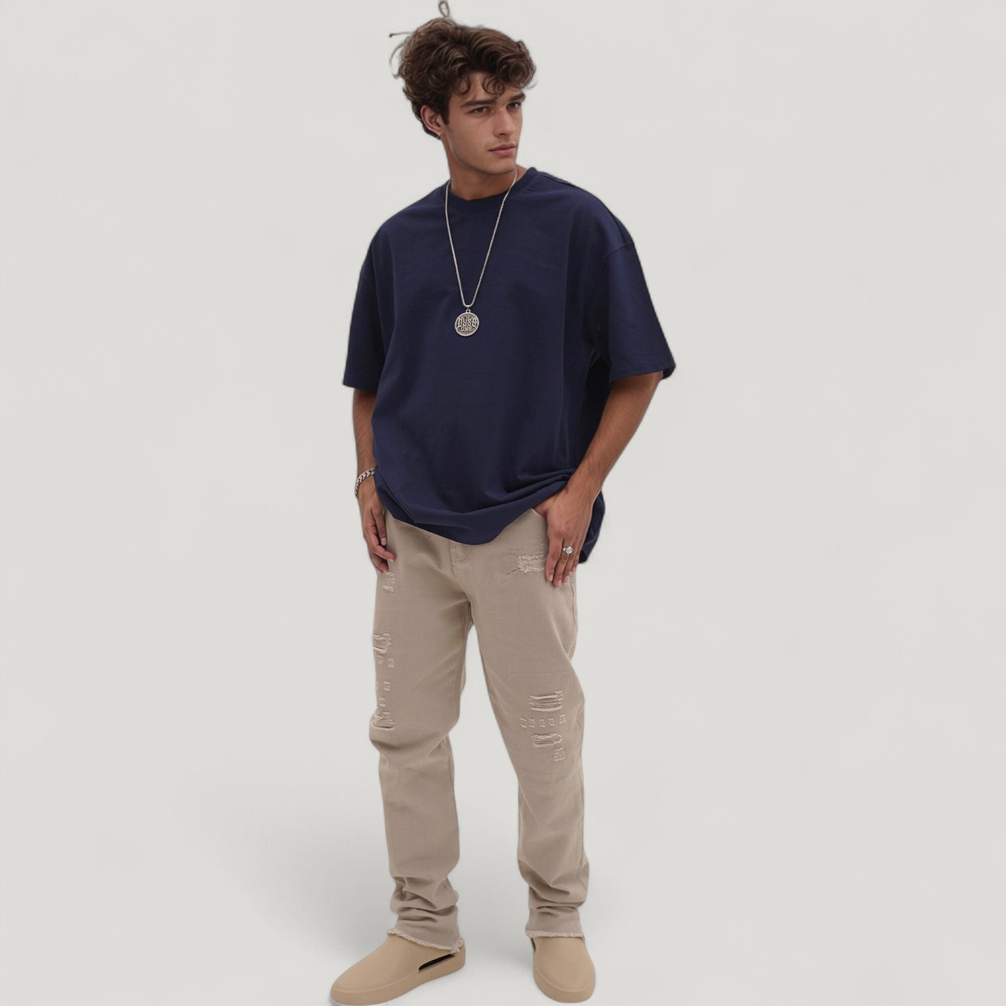 Anna-Kaci Active Men's Classic Short Sleeve Crew Neck T-Shirt with Relaxed Fit and Timeless Style