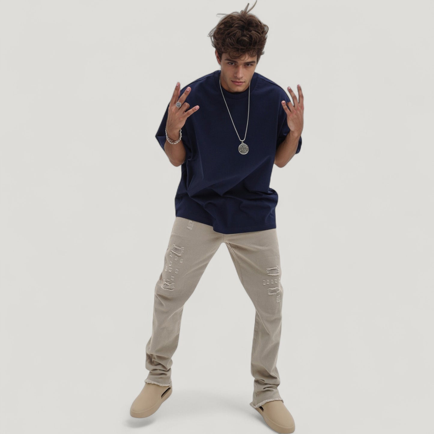 Anna-Kaci Active Men's Classic Short Sleeve Crew Neck T-Shirt with Relaxed Fit and Timeless Style