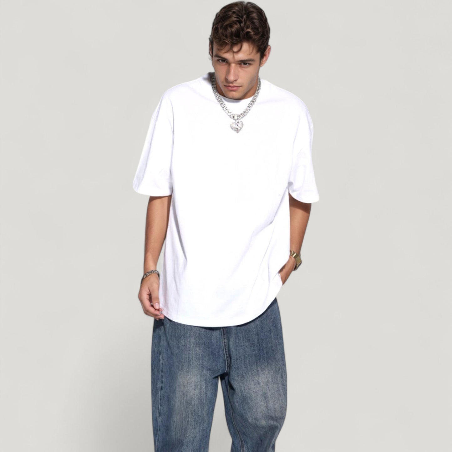 Anna-Kaci Active Men's Classic Short Sleeve Crew Neck T-Shirt with Relaxed Fit and Timeless Style