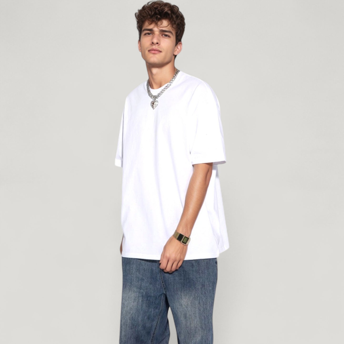 Anna-Kaci Active Men's Classic Short Sleeve Crew Neck T-Shirt with Relaxed Fit and Timeless Style