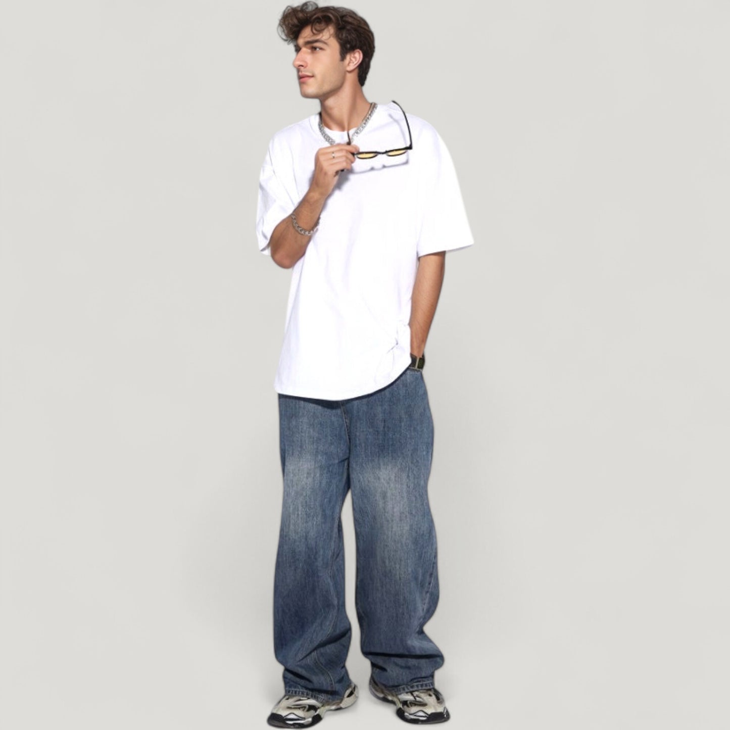 Anna-Kaci Active Men's Classic Short Sleeve Crew Neck T-Shirt with Relaxed Fit and Timeless Style