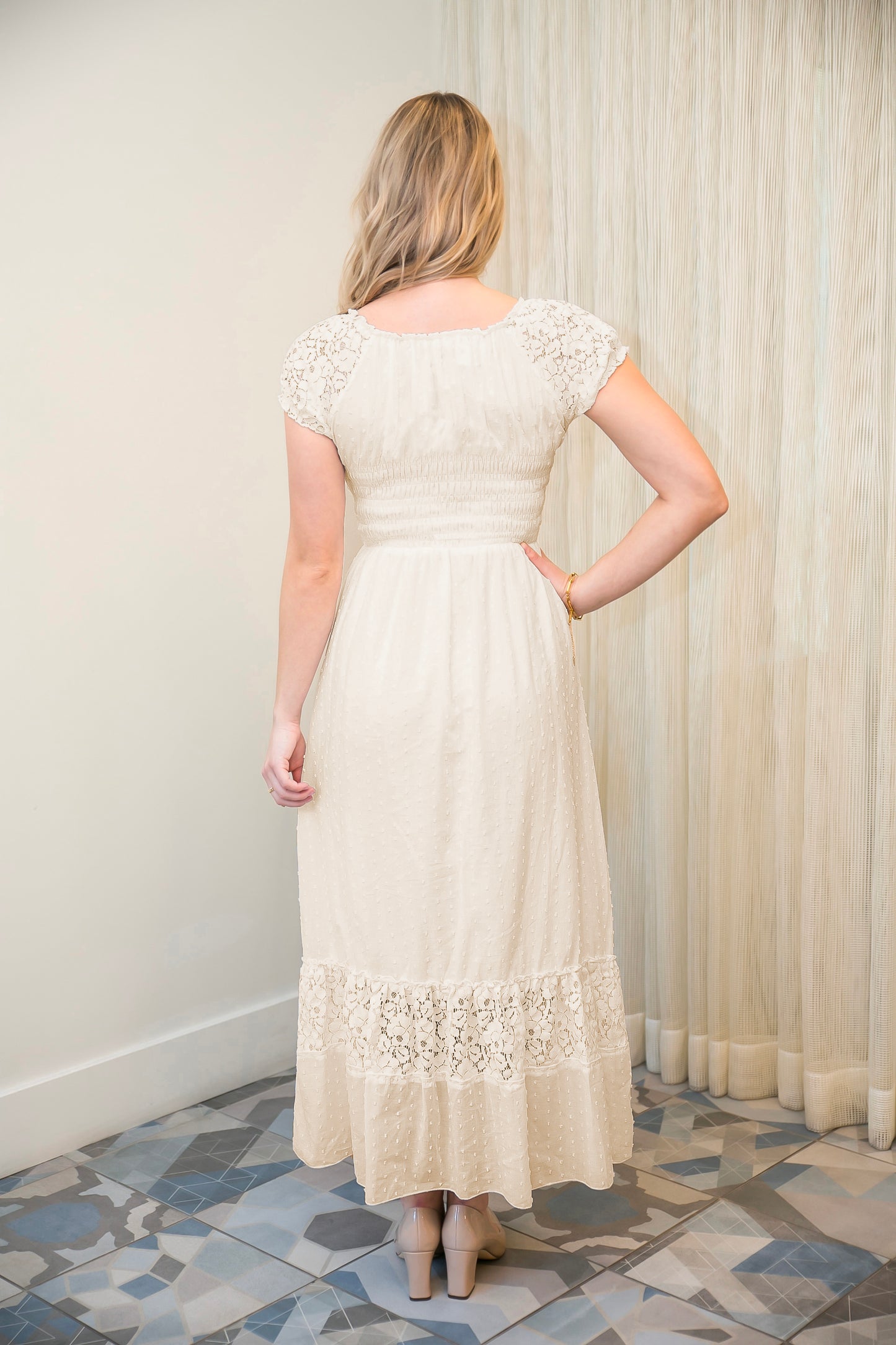 Renaissance Boho Lace Maxi Dress