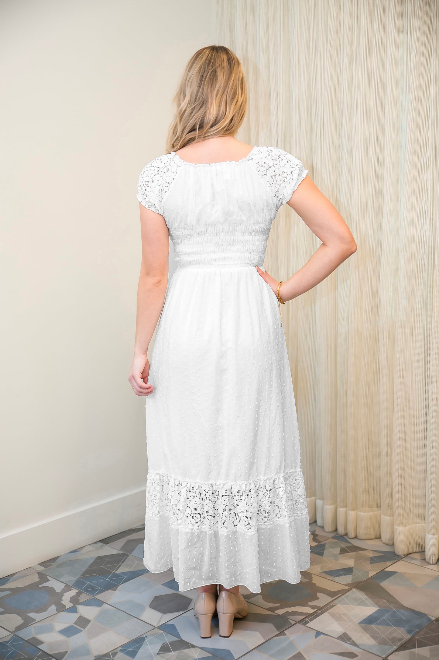 Renaissance Boho Lace Maxi Dress